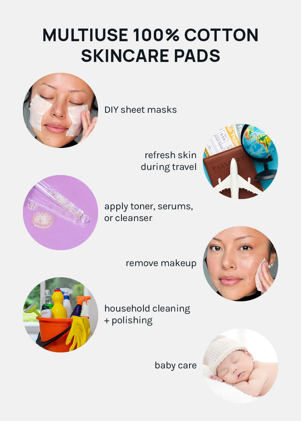 AOA Skin Clean Cotton Skincare Pads - Image 6