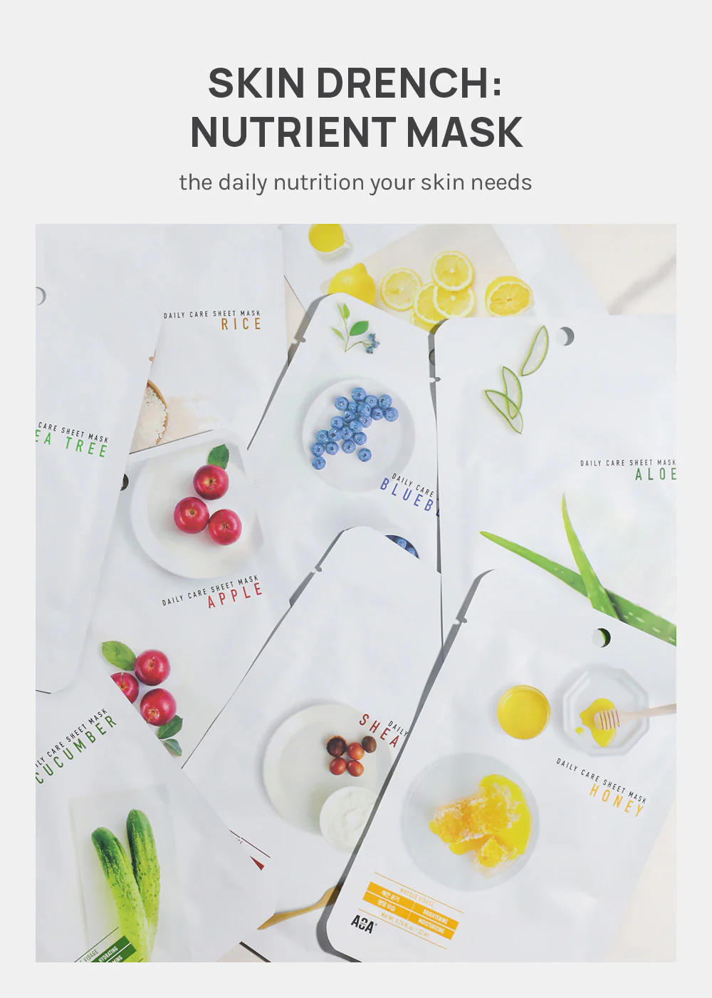 AOA Skin Cucumber Daily Care Sheet Mask - Image 3