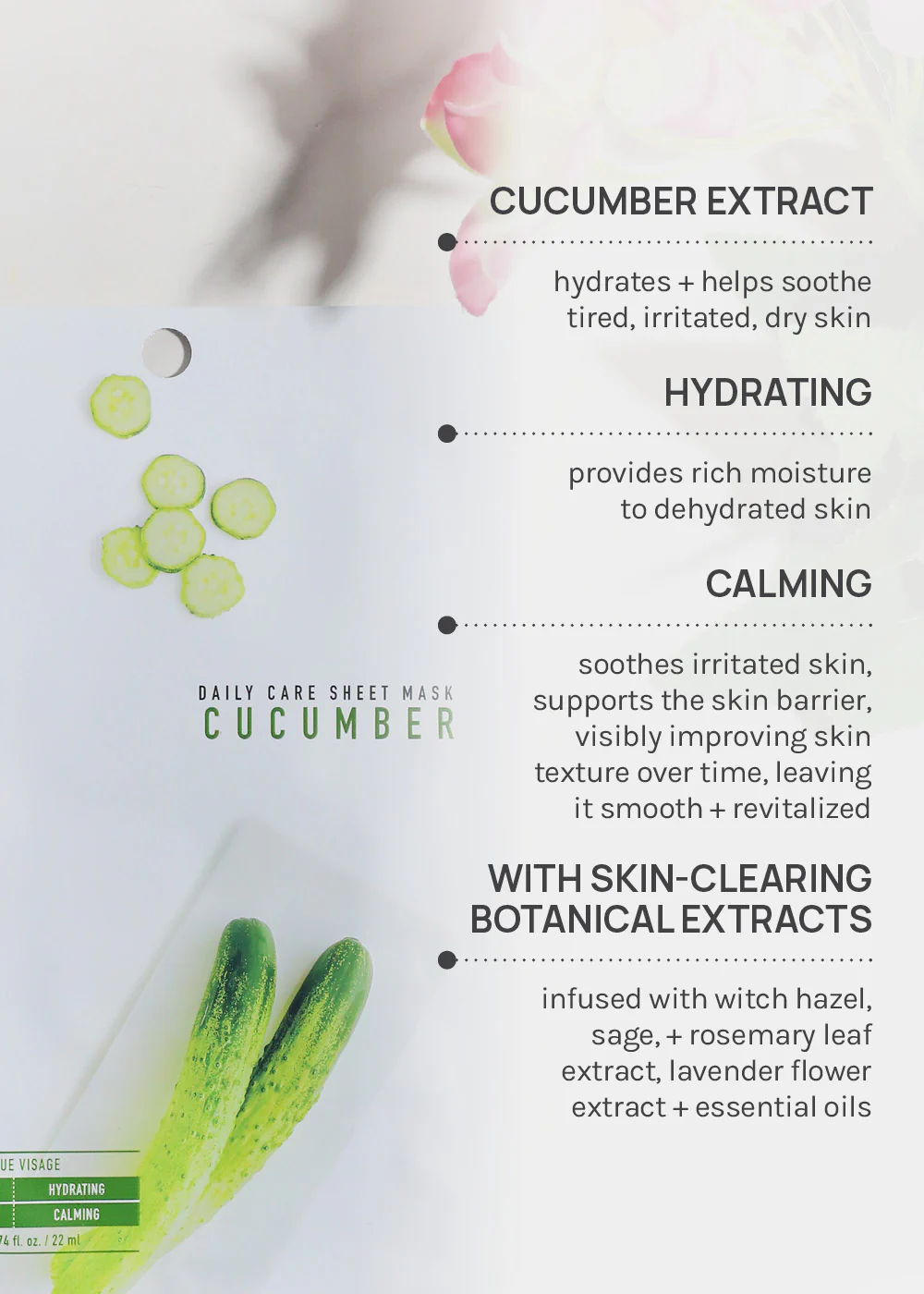 AOA Skin Cucumber Daily Care Sheet Mask - Image 4