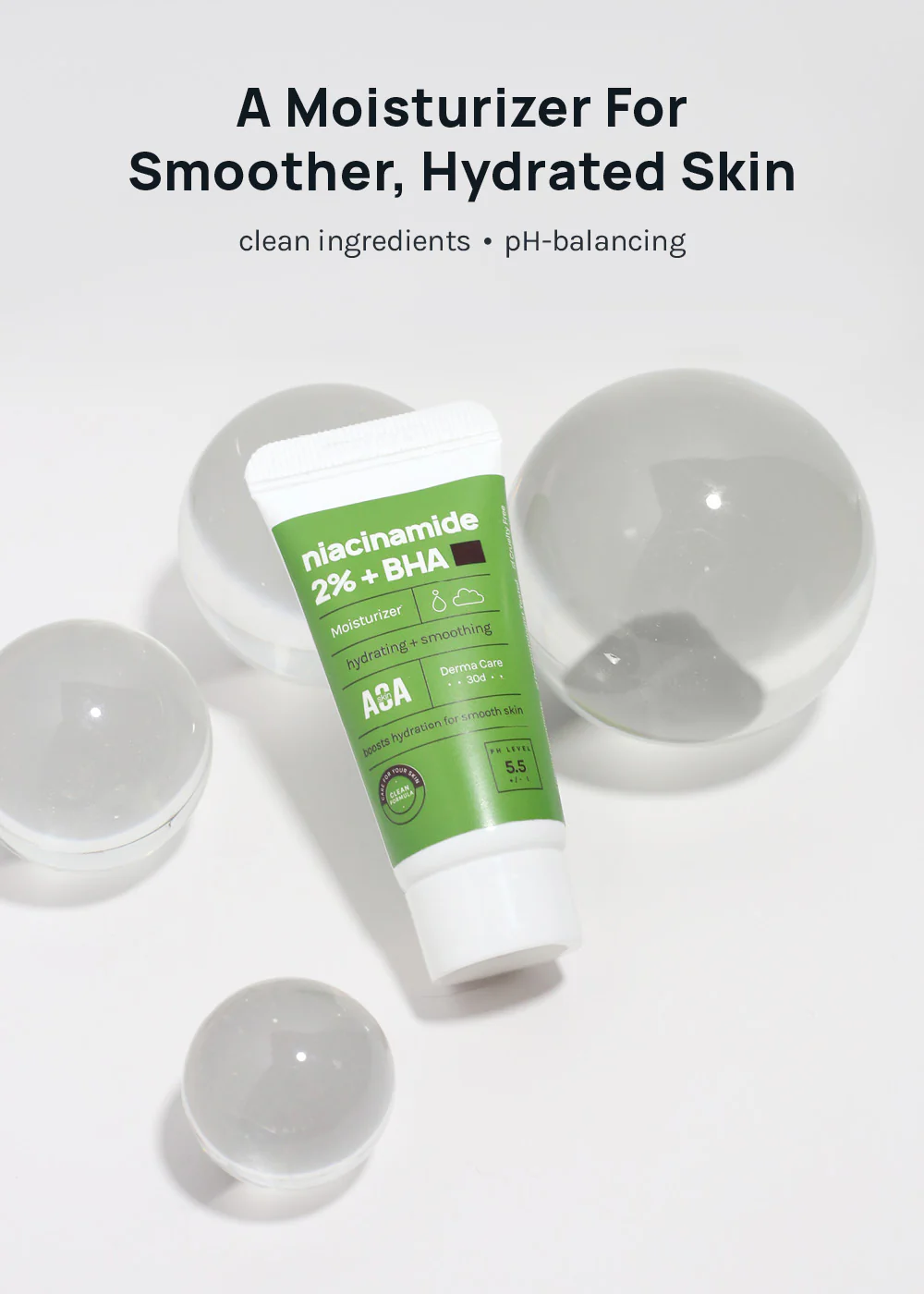 AOA Skin Niacinamide 2% + BHA Moisturizer 20ml - Image 3