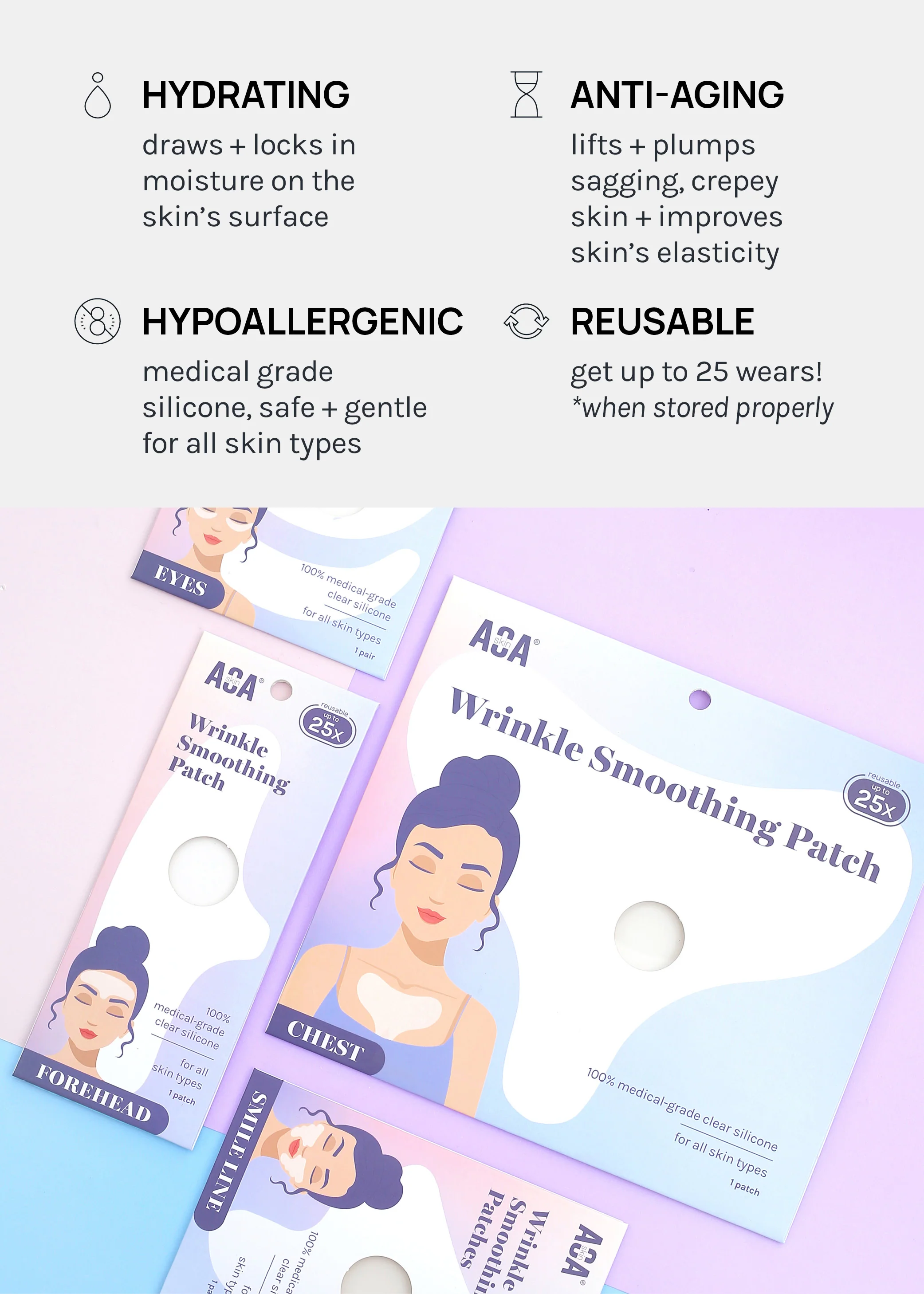 AOA Skin Wrinkle Smoothing Patch – Forehead - Image 6