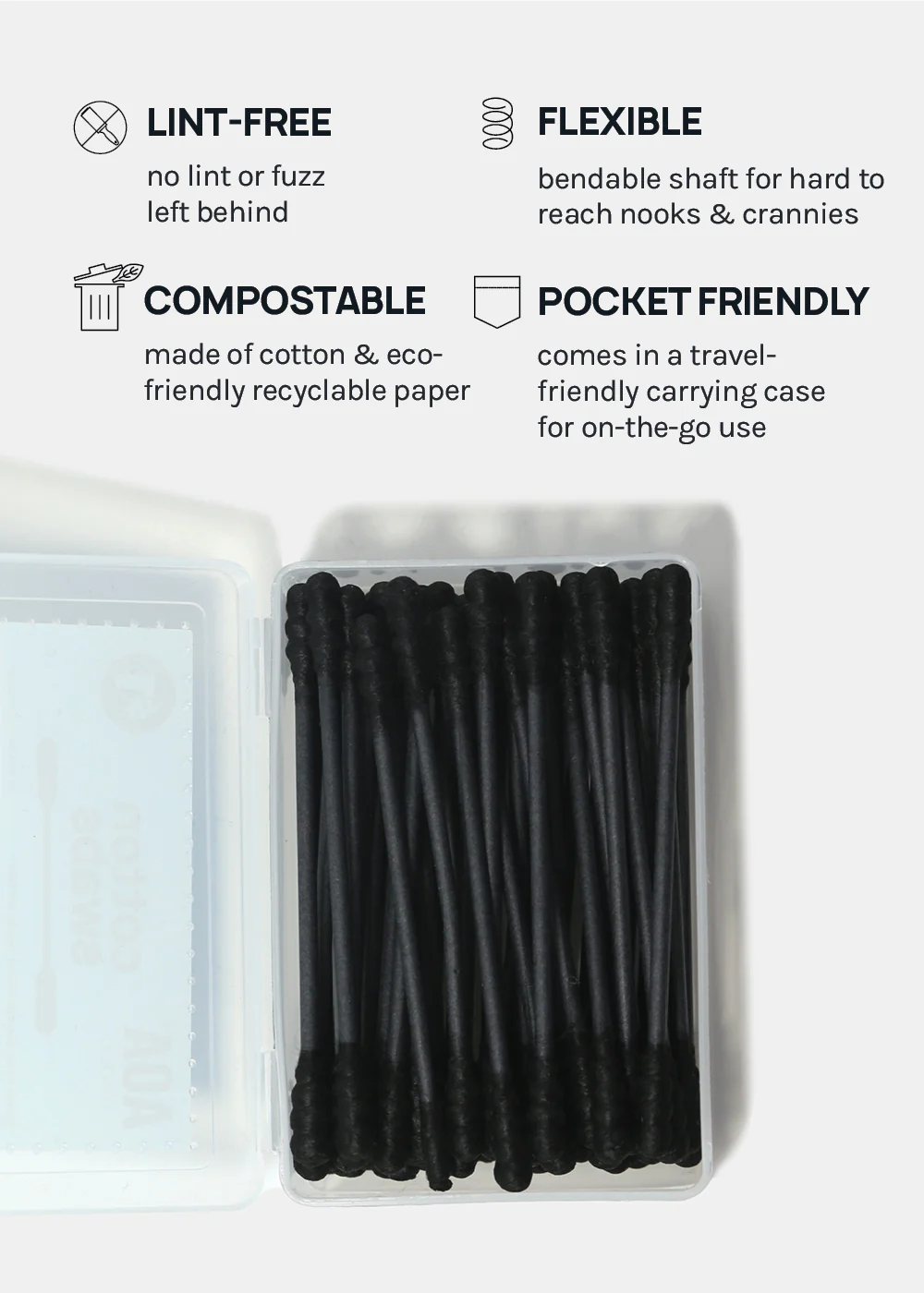 AOA Spiral Tip Cotton Swabs - Image 4