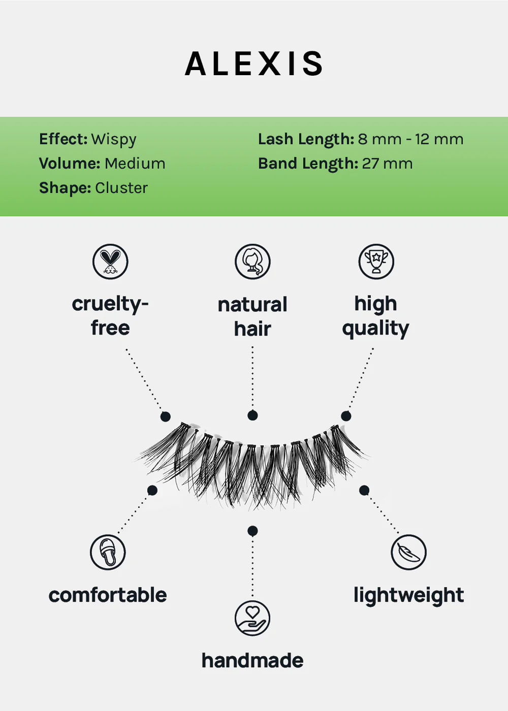 AOA Studio Eyelashes - Alexis 6-Pack - Image 3