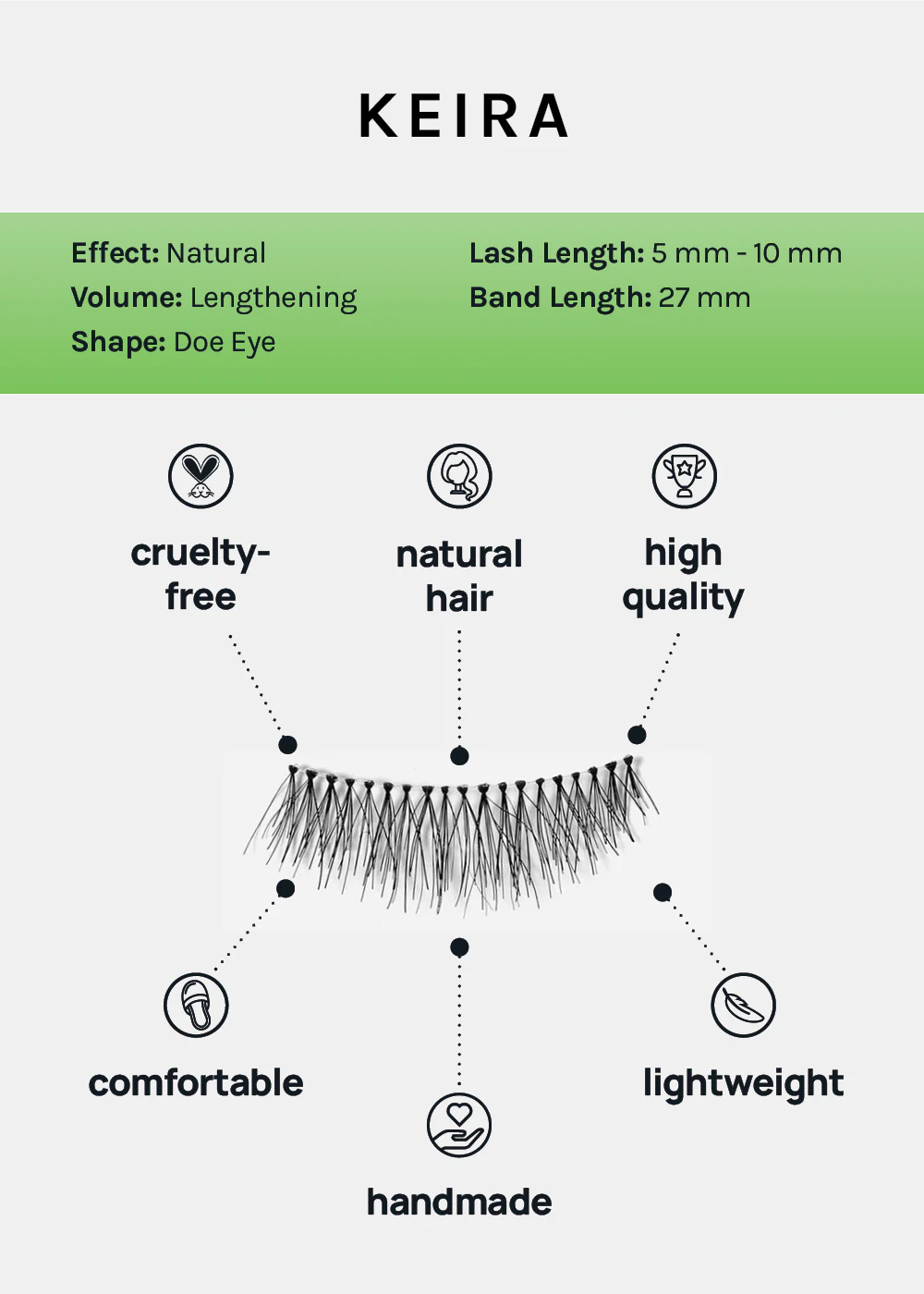 AOA Studio Eyelashes - Keira - Image 3