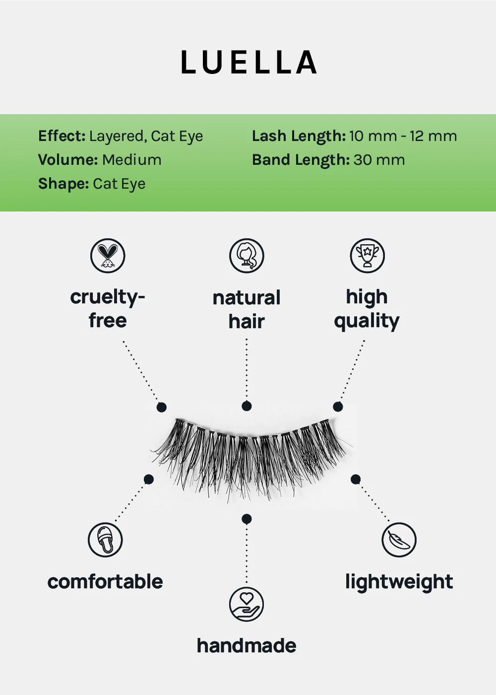 AOA Studio Eyelashes - Luella 6-Pack - Image 3