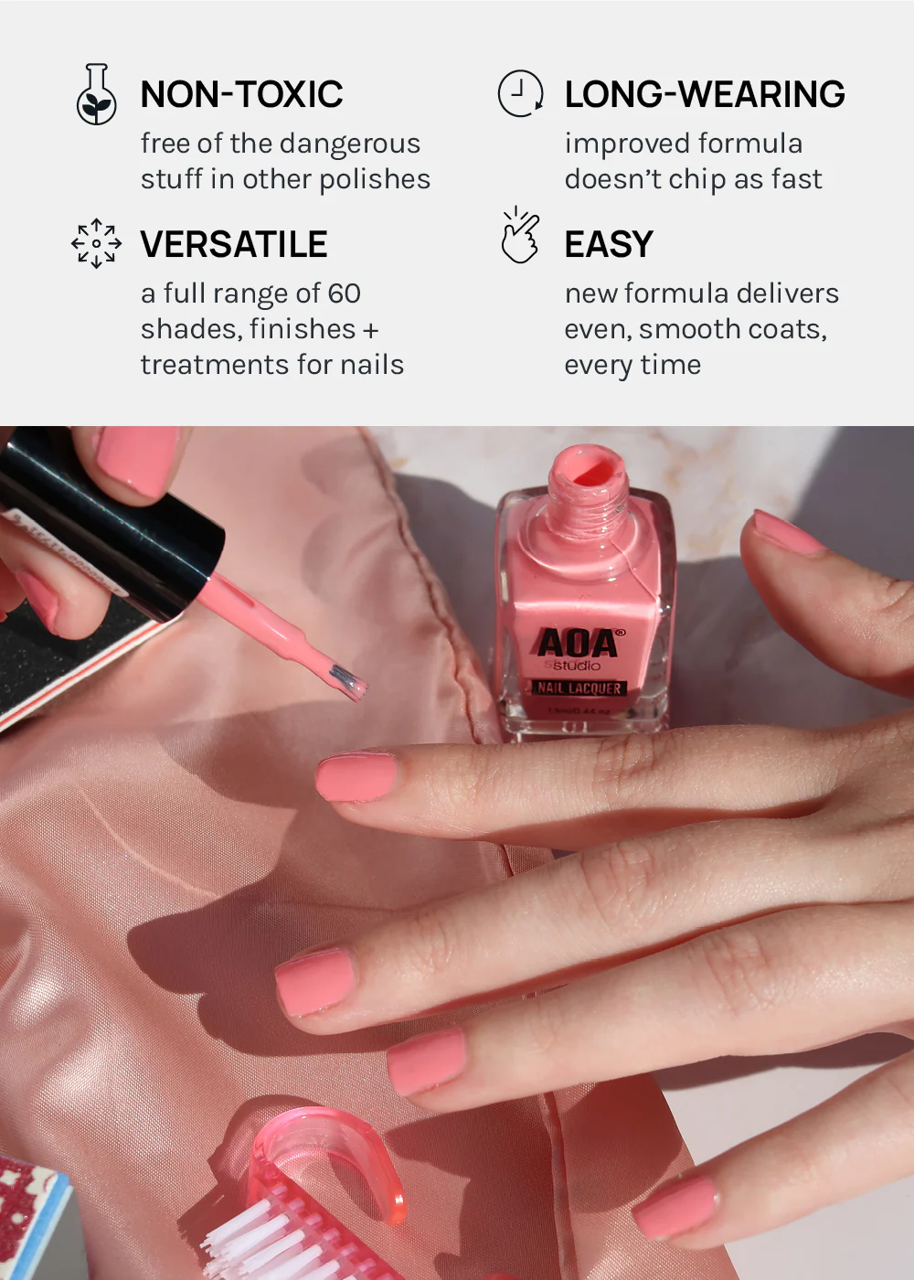 AOA Studio Nail Polish - Light Shimmers - Image 3