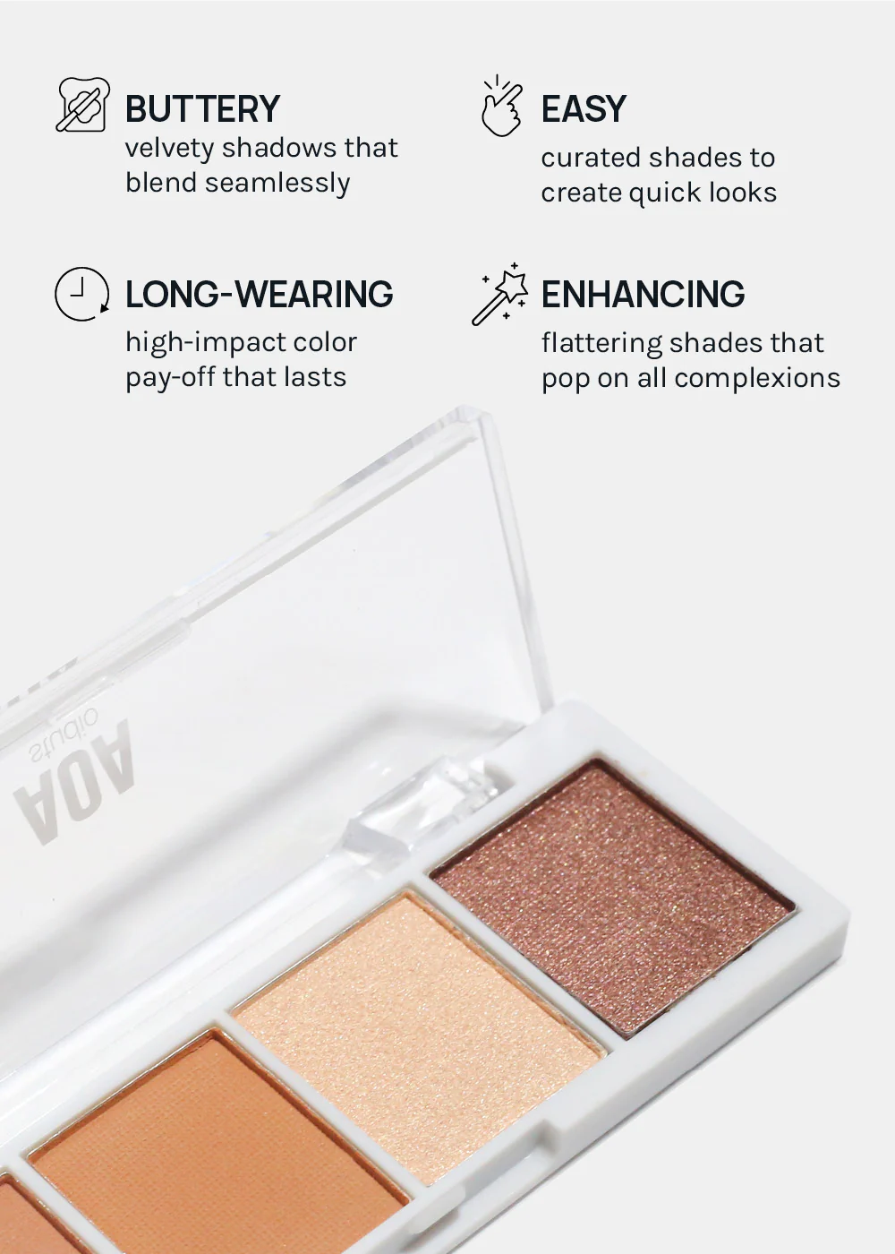 AOA Sunday Afternoon Eyeshadow Quad - Image 4