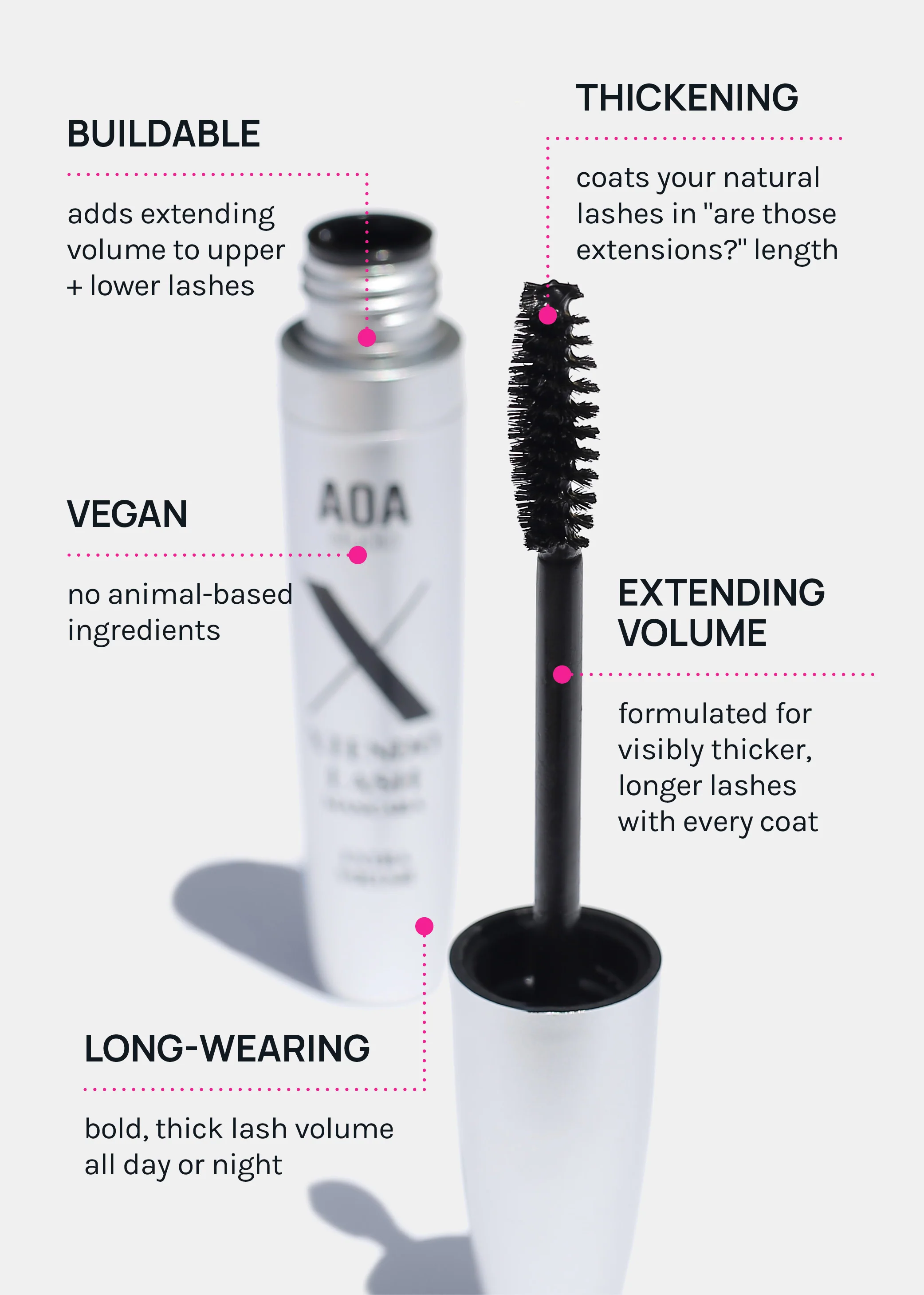 AOA Xtendo Lash Mascara - Image 4