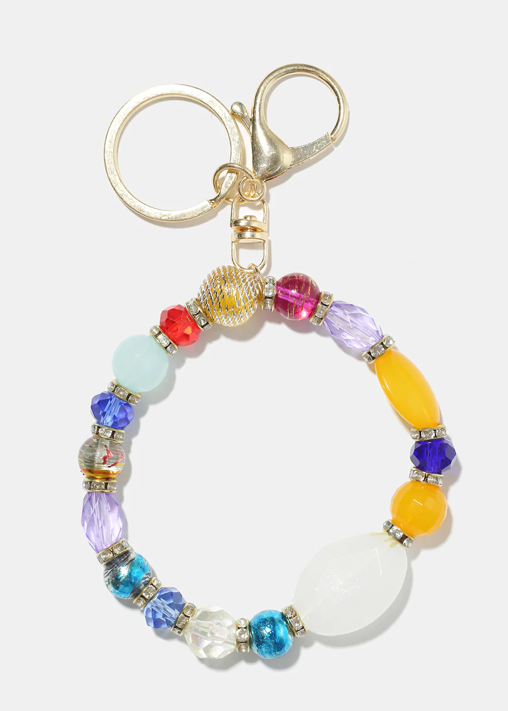Assorted Bead Keychain Bracelet - Image 2