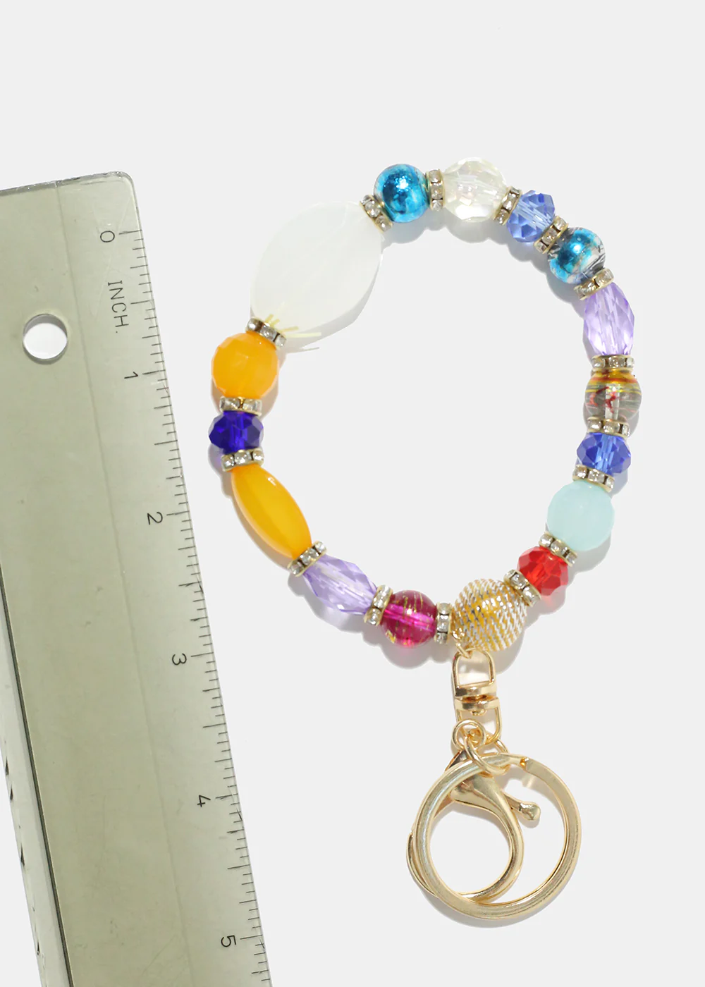 Assorted Bead Keychain Bracelet - Image 4