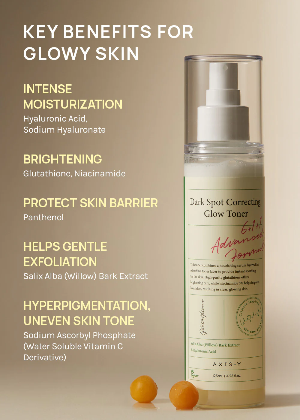 AXIS-Y Dark Spot Correcting Glow Toner 125ml - Image 4