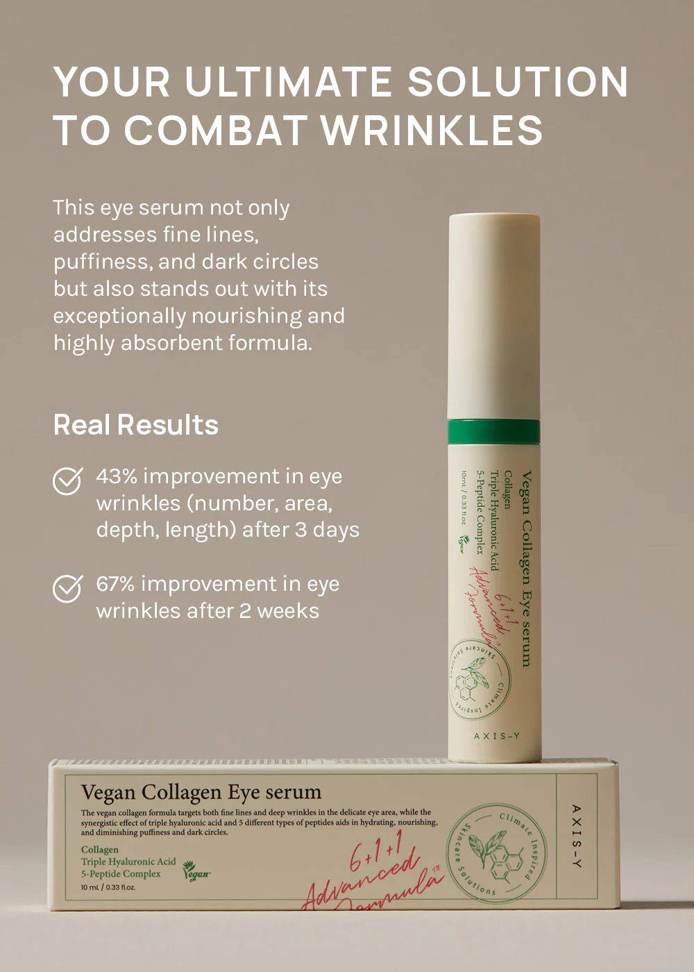 AXIS-Y Vegan Collagen Eye Serum 10ml - Image 2
