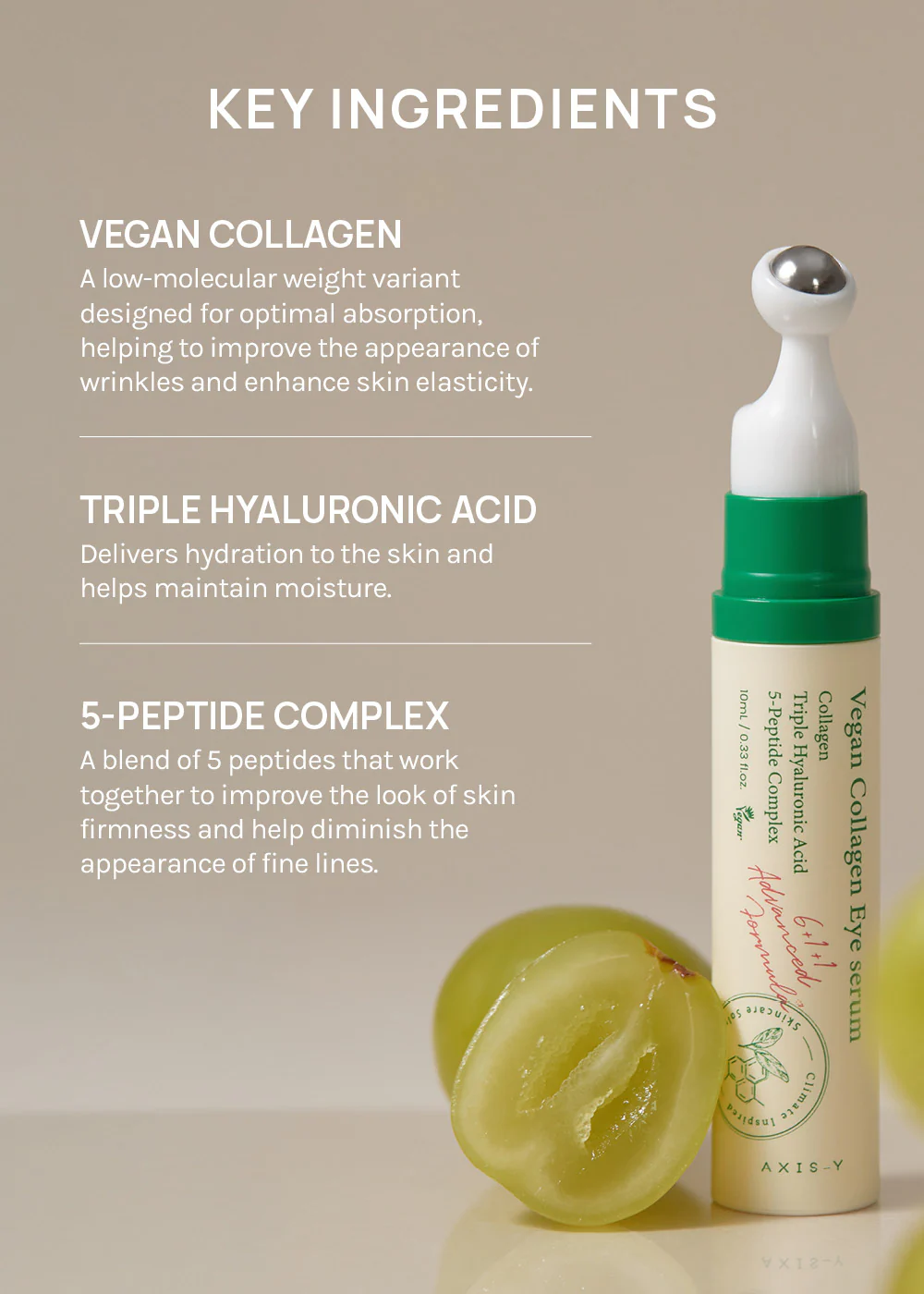 AXIS-Y Vegan Collagen Eye Serum 10ml - Image 3