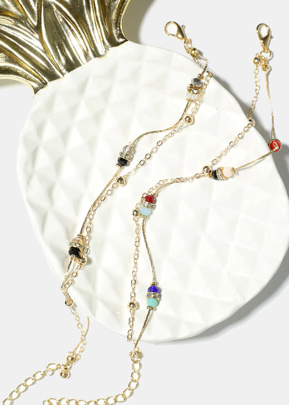 Bead Chain Anklet - Image 2