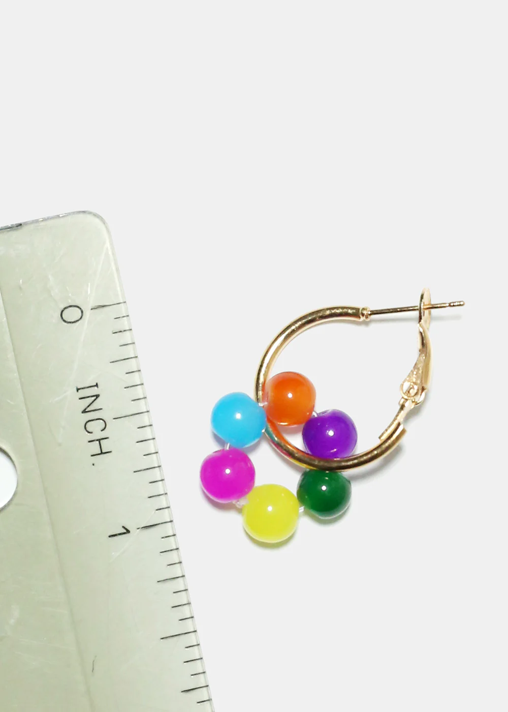 Bright Beaded Earrings - Image 2