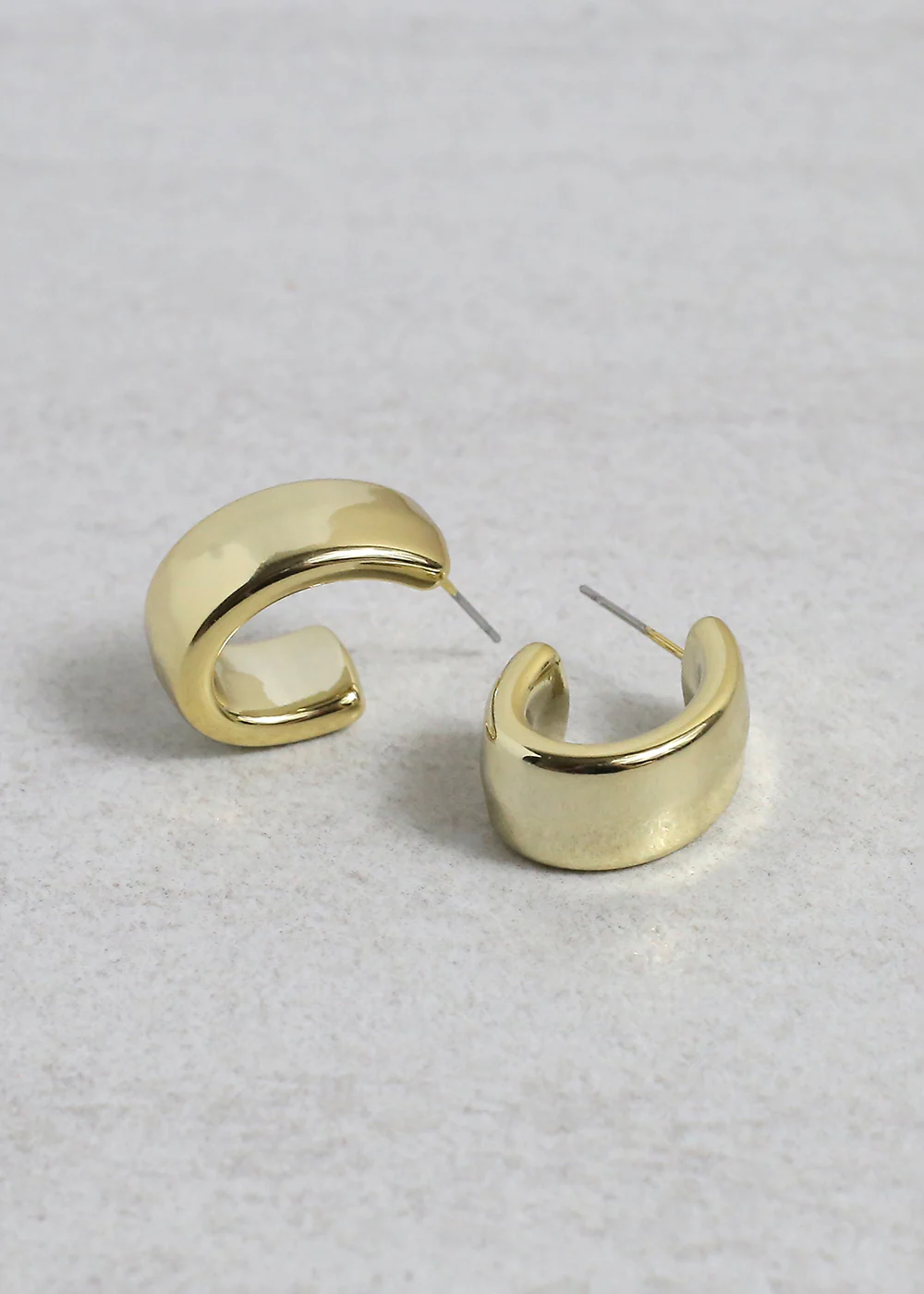 Mini Huggie Hoop Earrings - Image 2