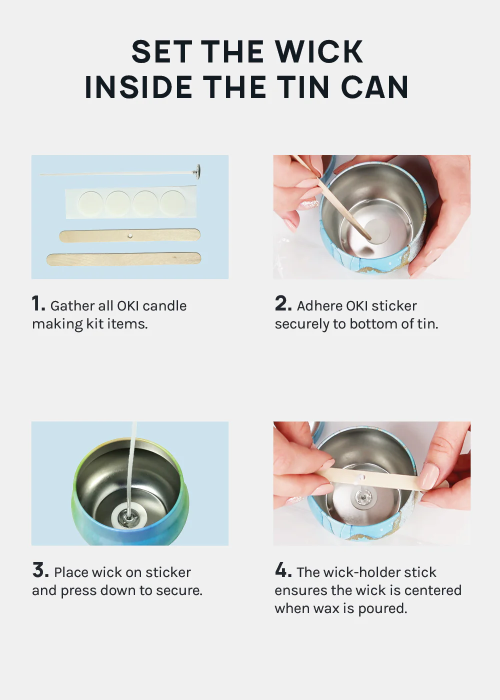 Candle DIY: Cotton Wick (5 pc) - Image 4