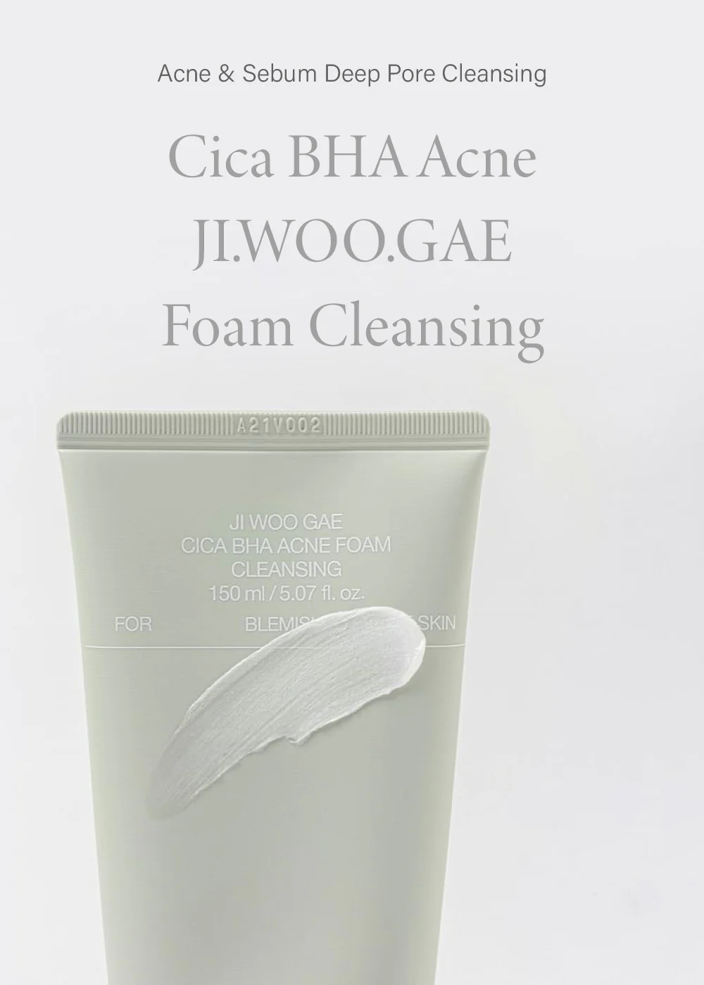 celimax Ji Woo Gae Cica BHA Acne Foam Cleansing 150ml - Image 2
