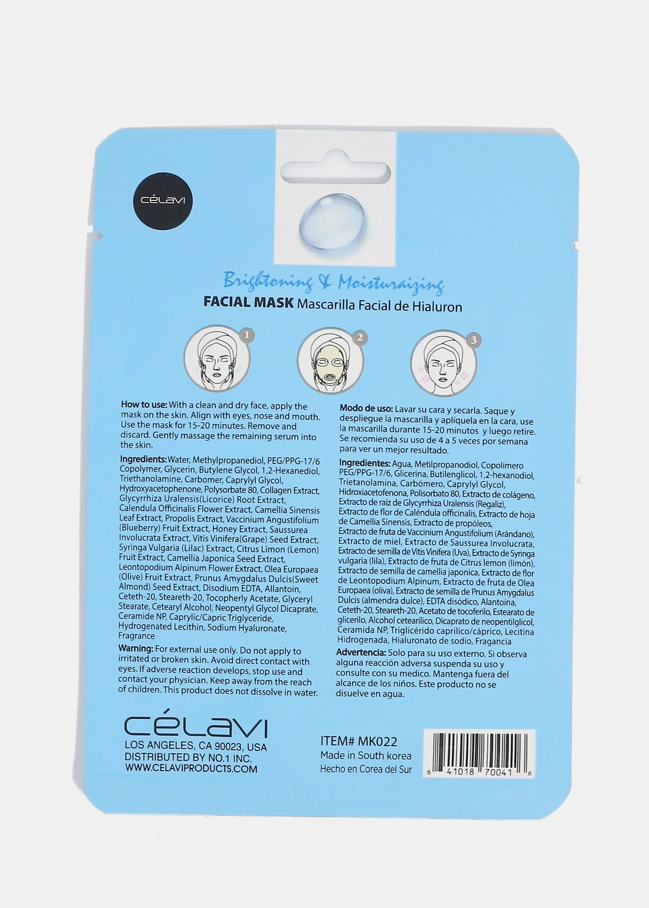 CEV Hyaluronic Acid Sheet Mask - Image 2