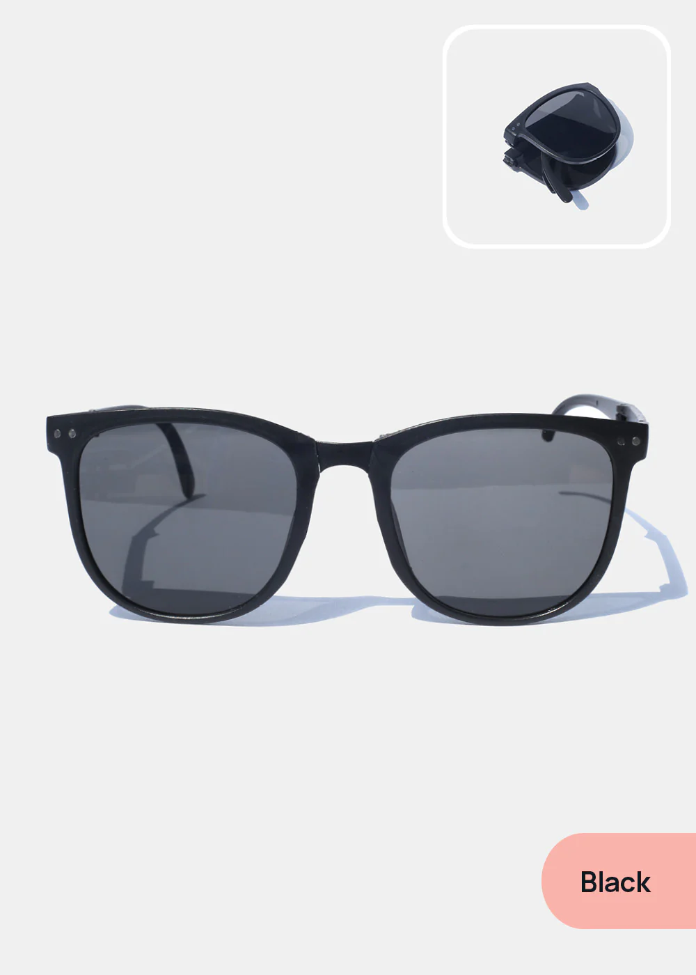 Chic Black Foldable Shades - Image 2
