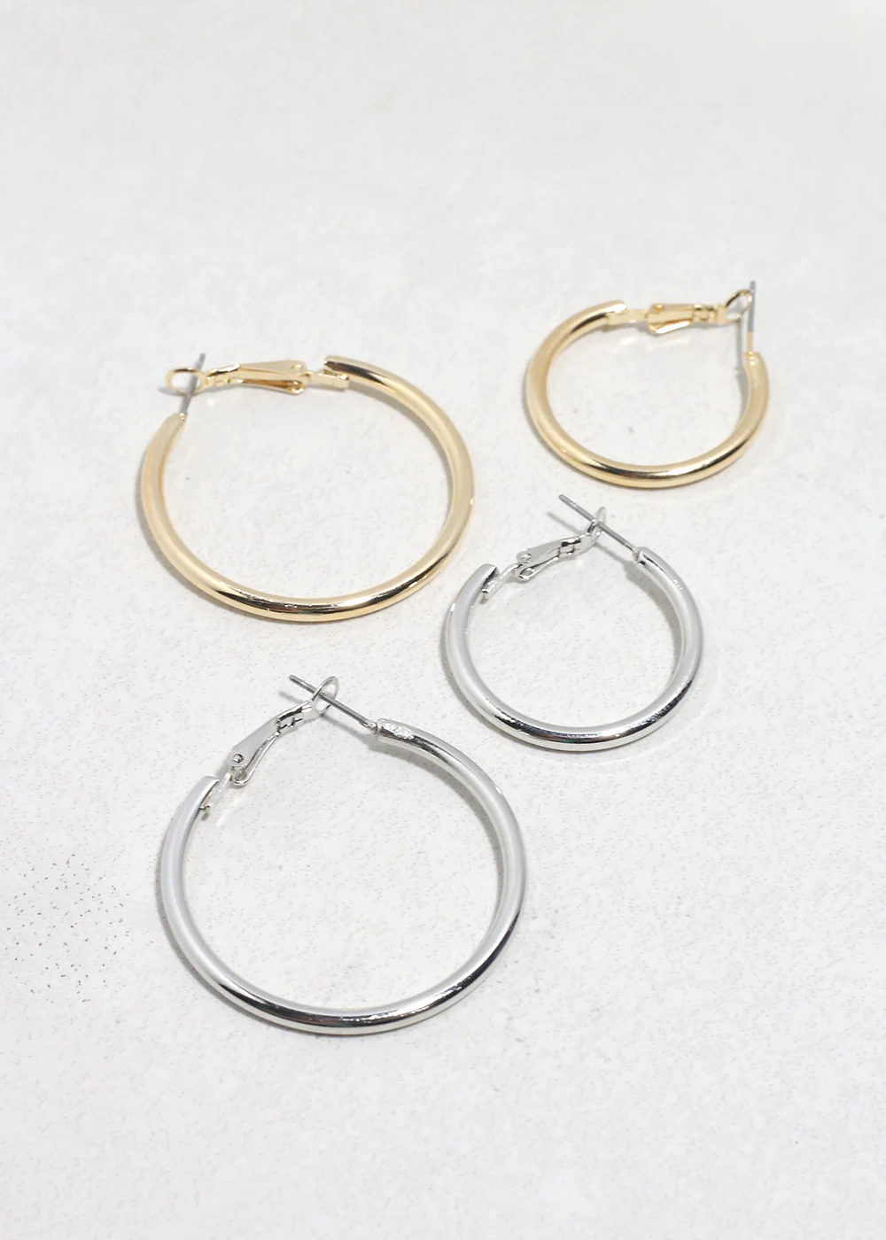 Classic Thick Hoop Earrings - 5mm - Image 2
