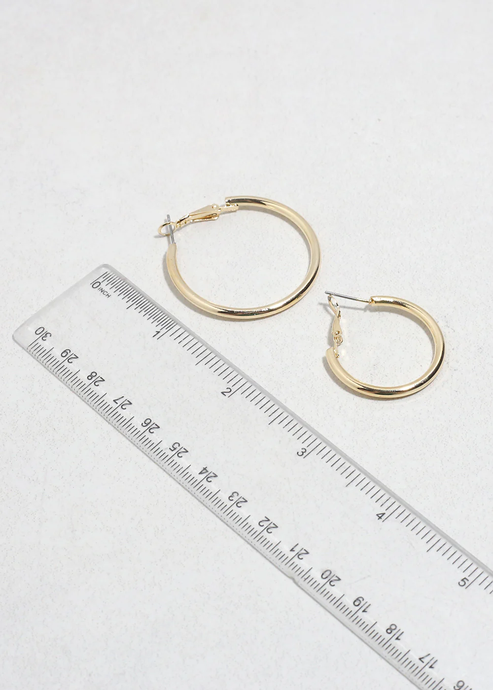 Classic Thick Hoop Earrings - 5mm - Image 4
