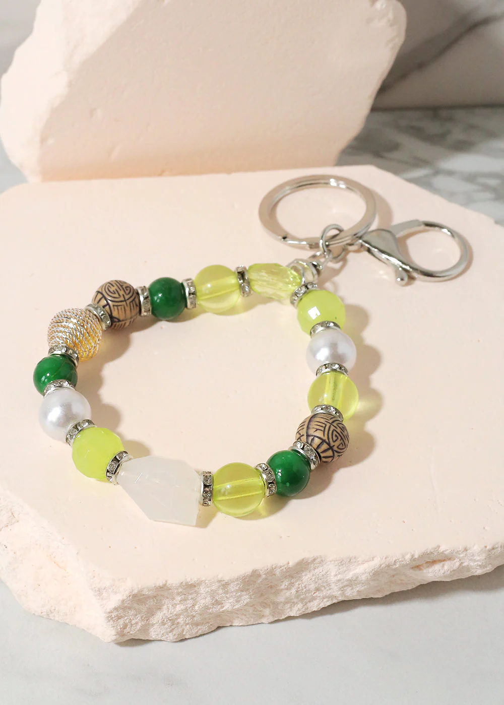Colorful Stone Keychain Bracelet - Image 12