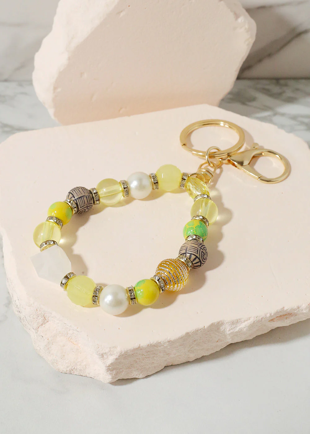 Colorful Stone Keychain Bracelet - Image 6