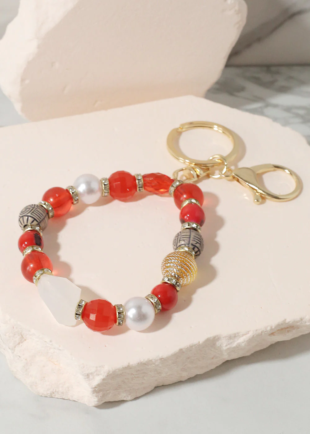 Colorful Stone Keychain Bracelet - Image 7