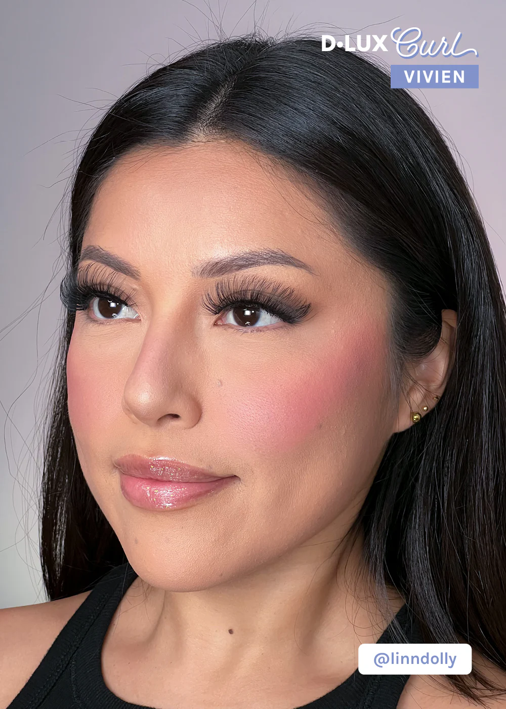 D-LUX Curl Premium Faux Mink Lashes - Vivien - Image 11