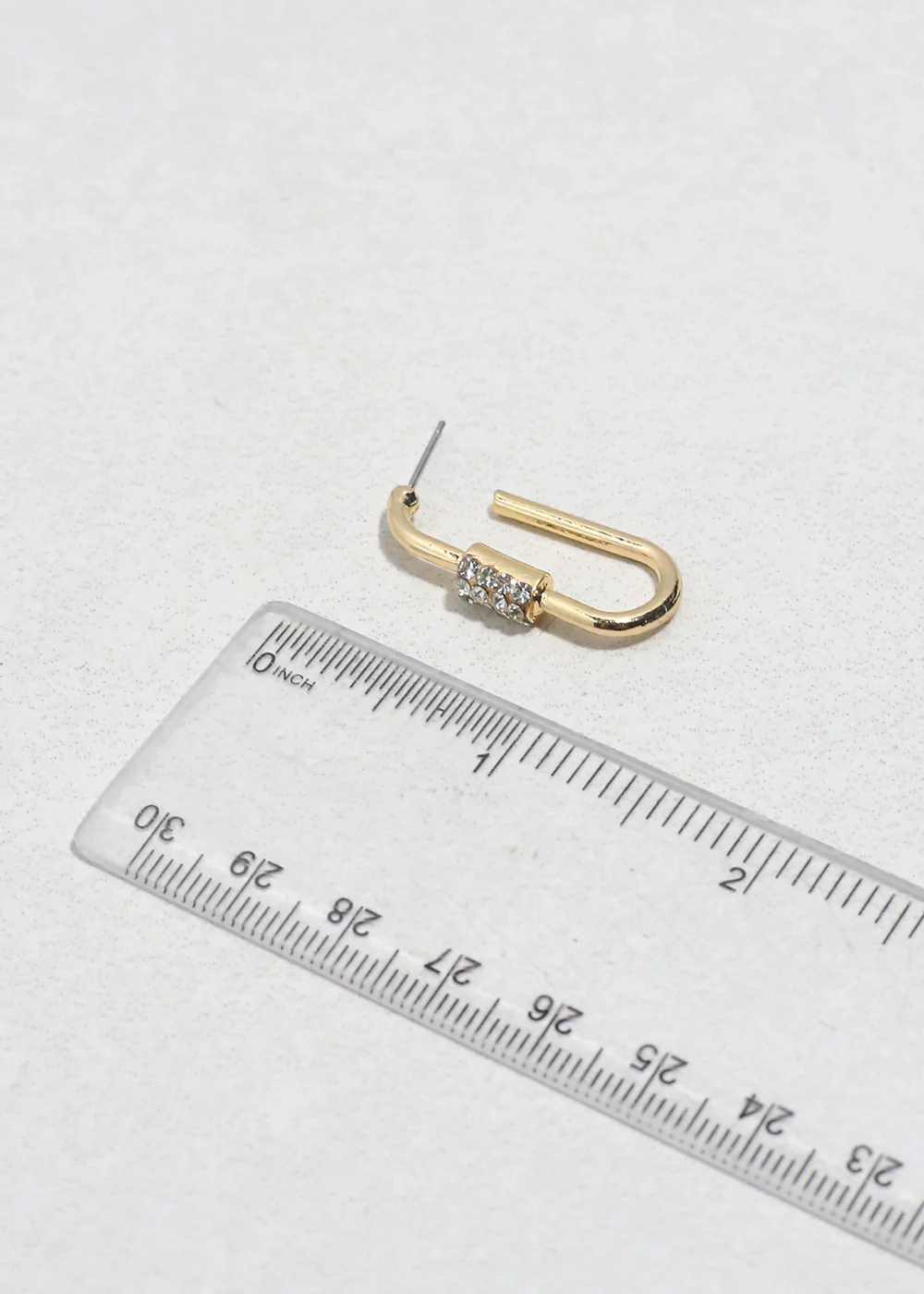 Dazzle Link Rhinestone Earrings - Image 4