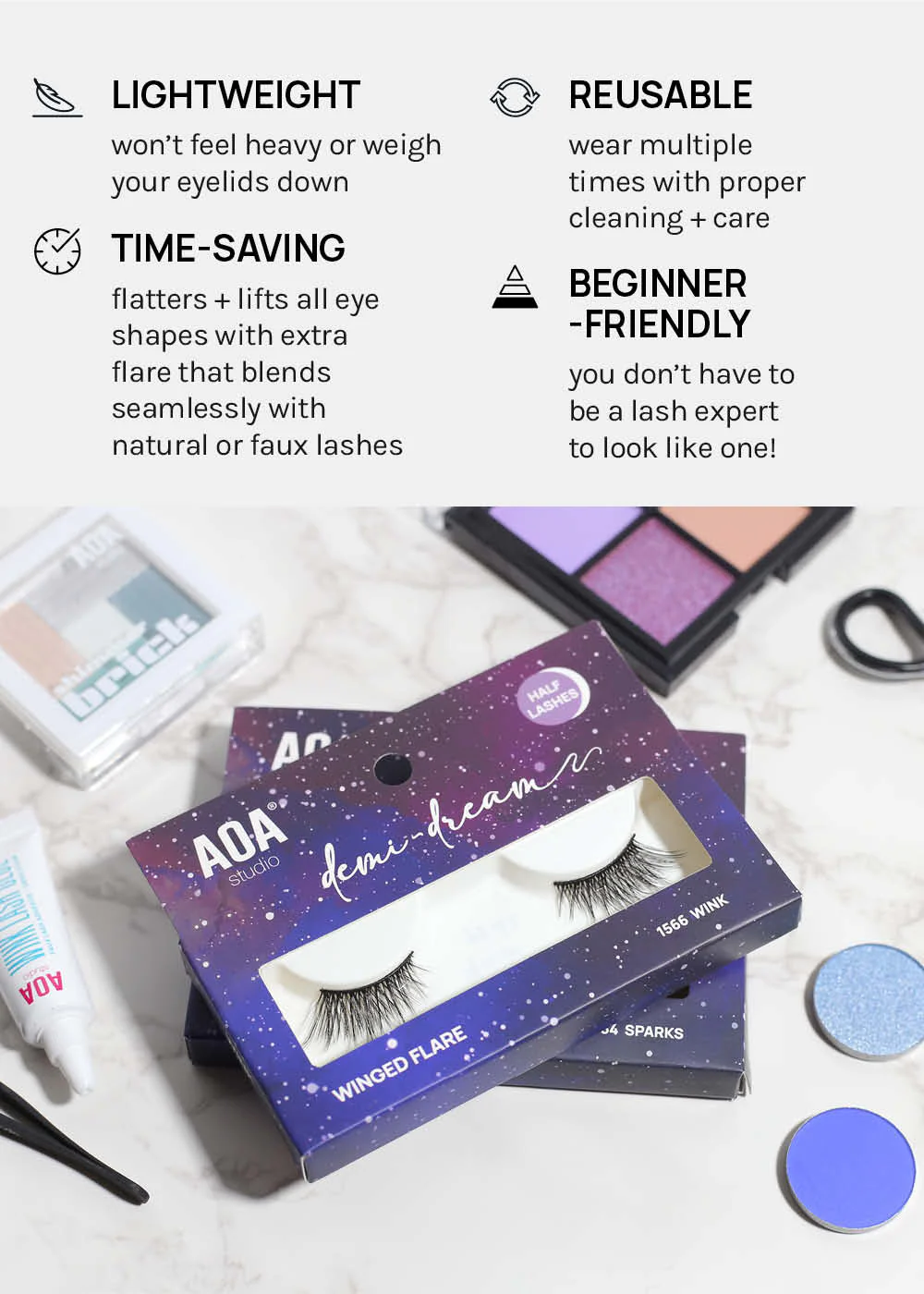 Demi-Dream Half Lashes – Subtle - Image 7