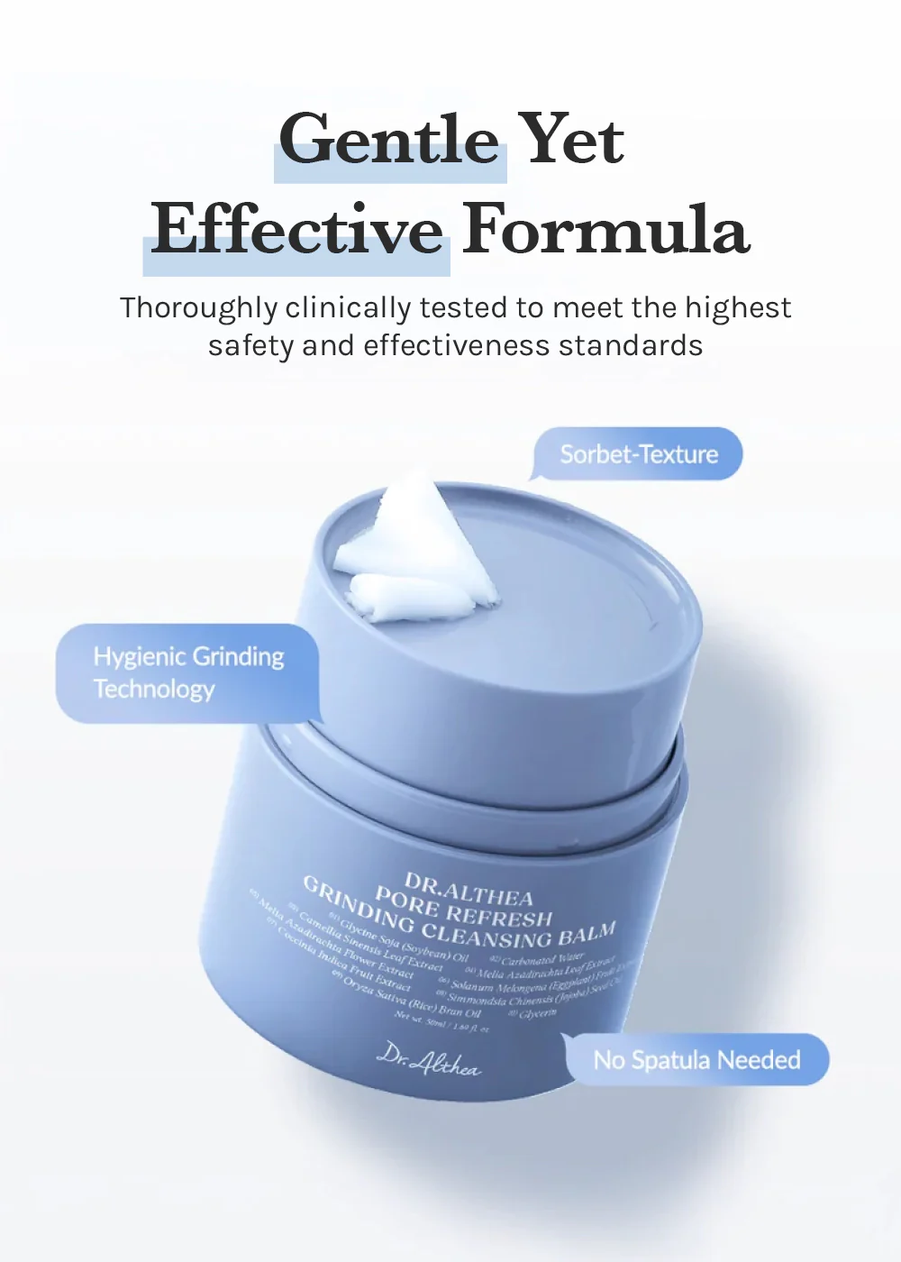 Dr. Althea Pore Refresh Grinding Cleansing Balm 50ml - Image 6