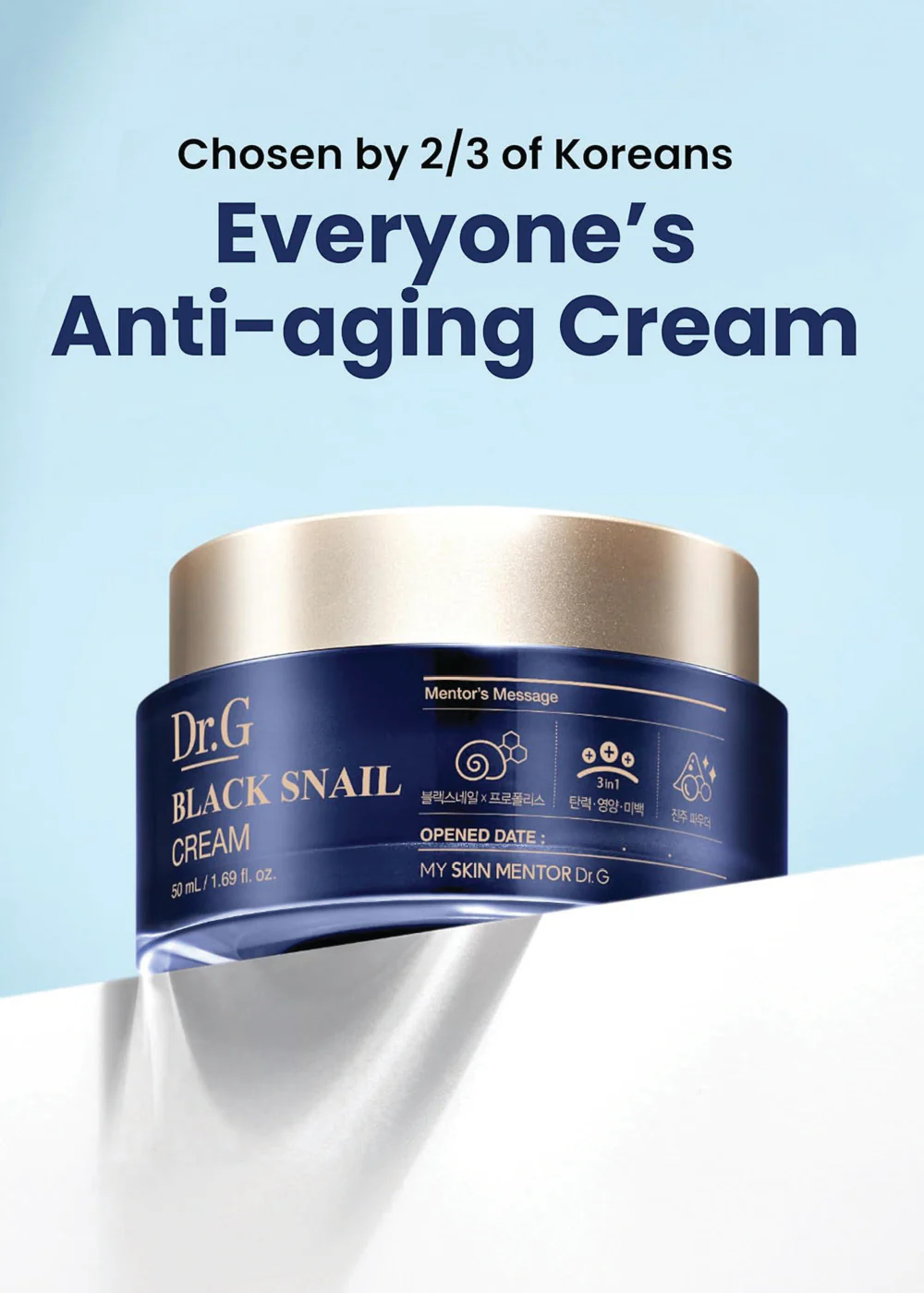 Dr.G Black Snail Cream 50ml - Image 2