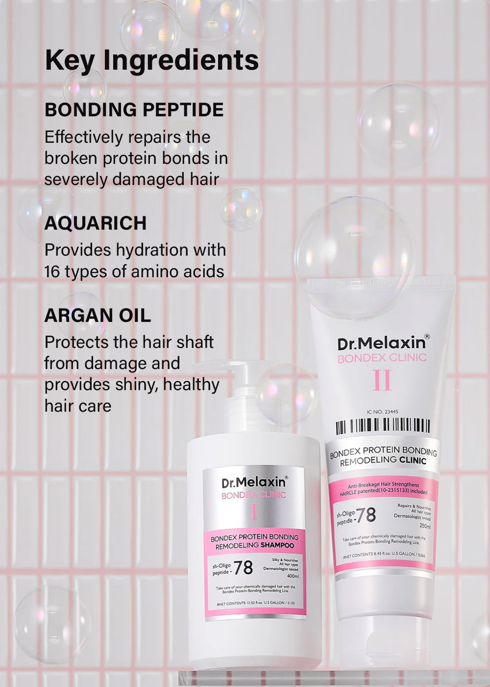 Dr. Melaxin Bondex Protein Bonding Remodeling Clinic 250ml - Image 3