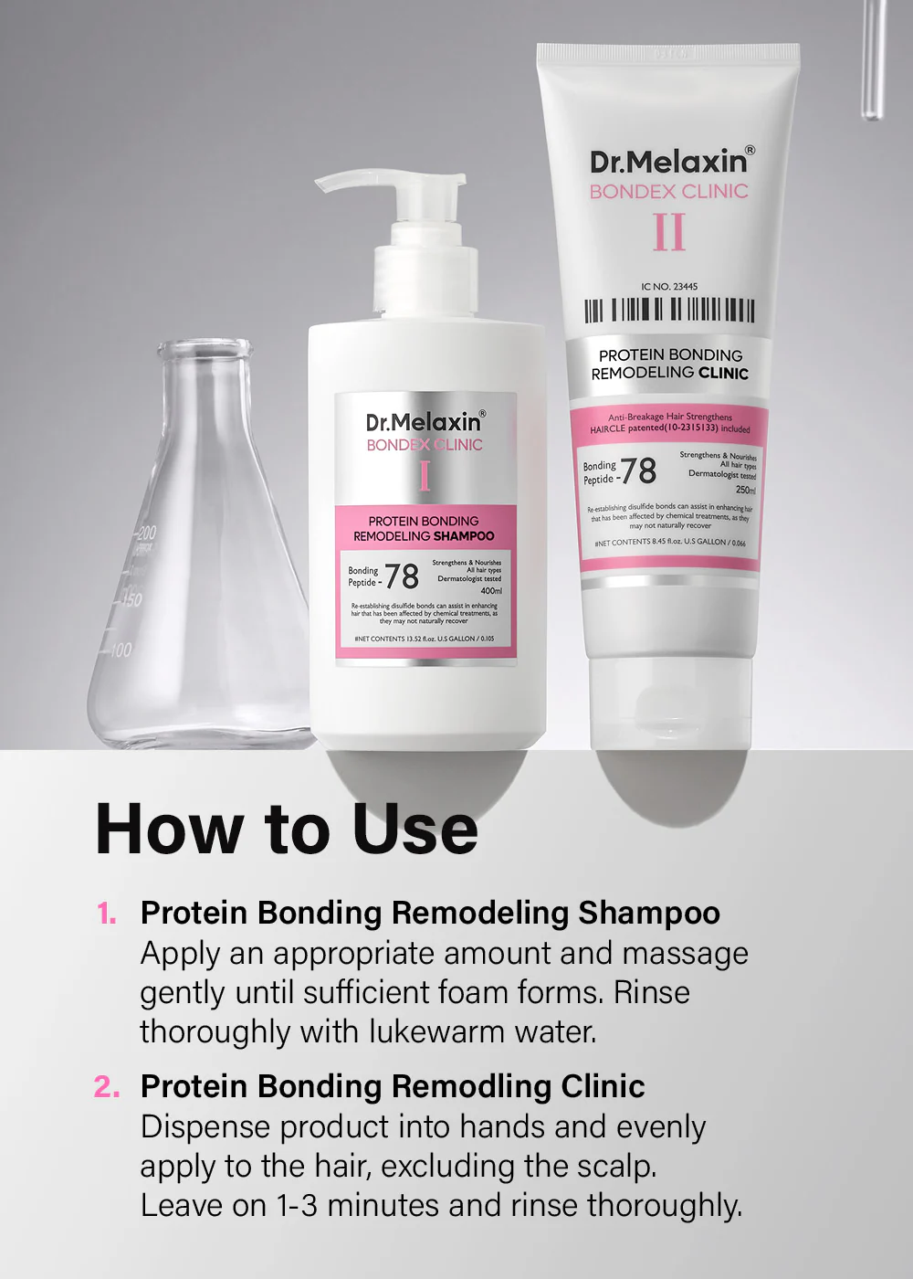 Dr. Melaxin Bondex Protein Bonding Remodeling Clinic 250ml - Image 4