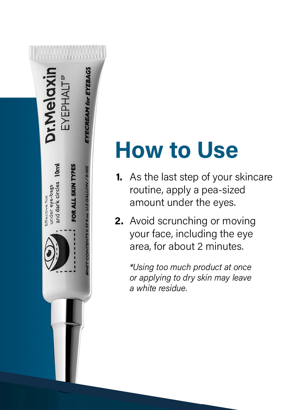Dr. Melaxin Eyephalt Eyecream for Eyebags 10ml - Image 5