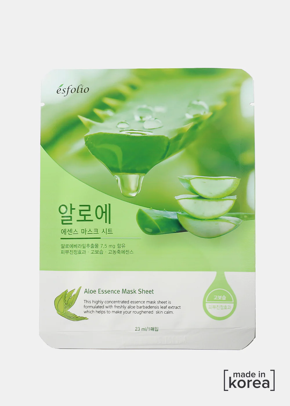 ESFOLIO Essence Mask Sheet - Aloe