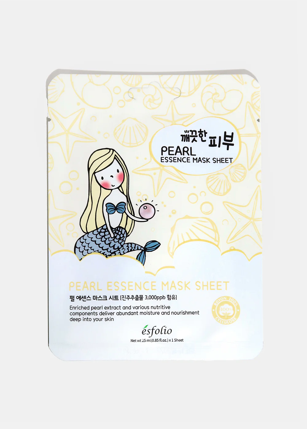 ESFOLIO Essence Mask Sheet - Pearl