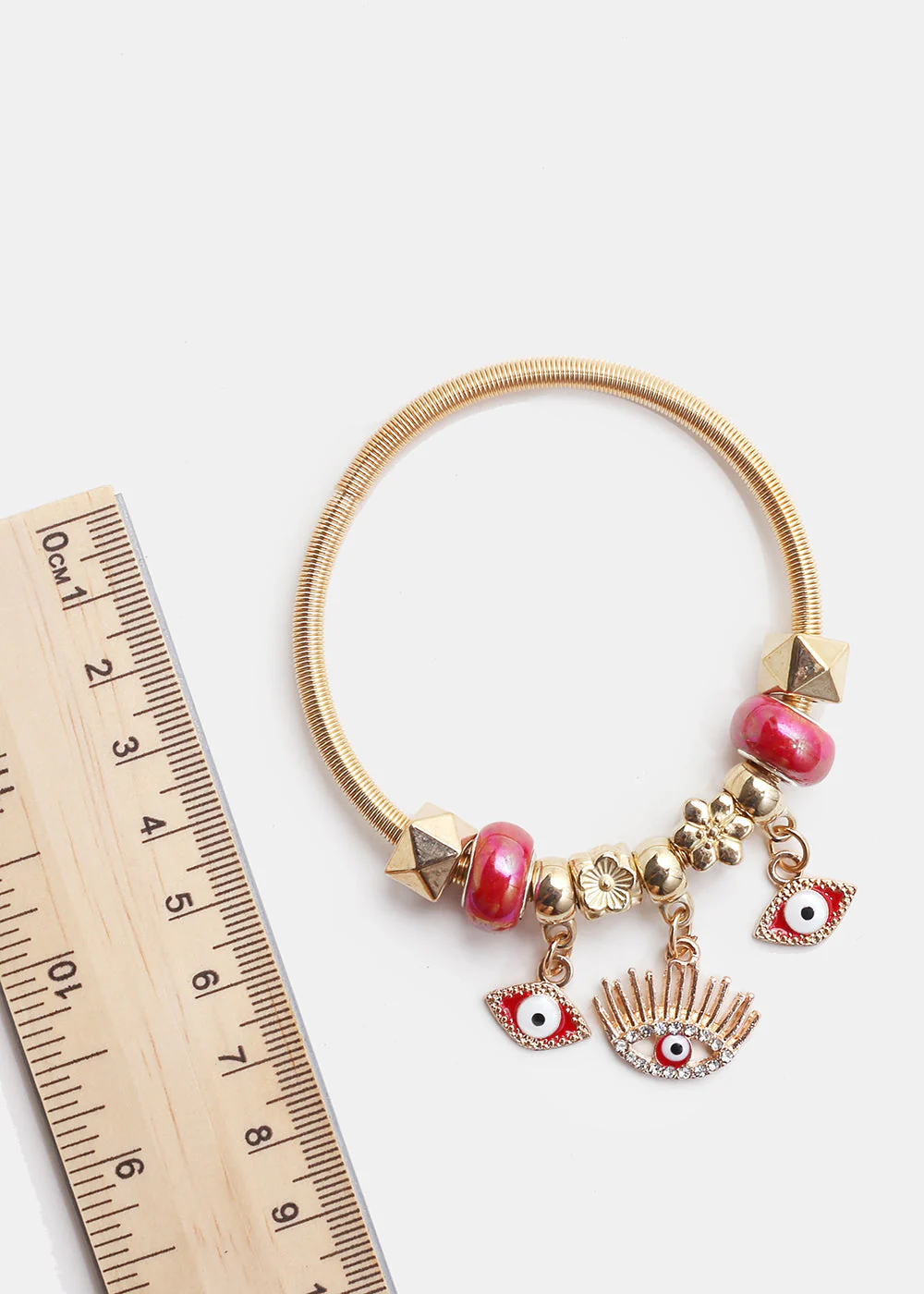 Evil Eye Charm Bangle - Image 13