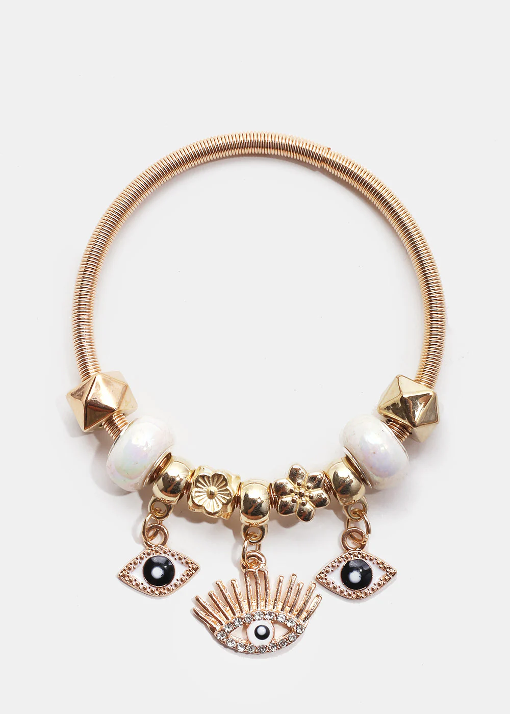 Evil Eye Charm Bangle - Image 2