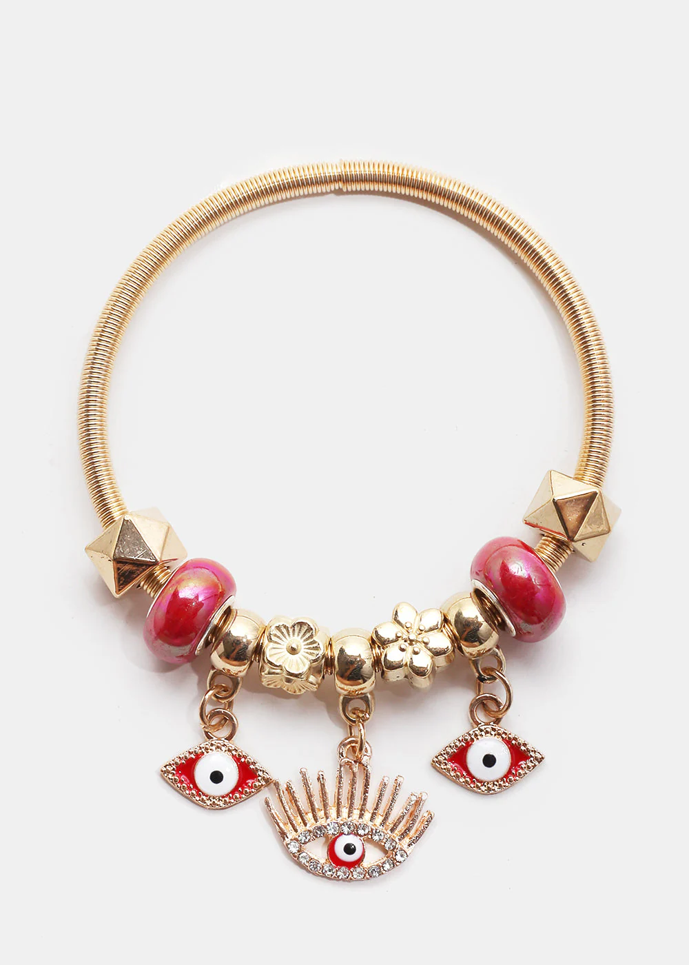 Evil Eye Charm Bangle - Image 4