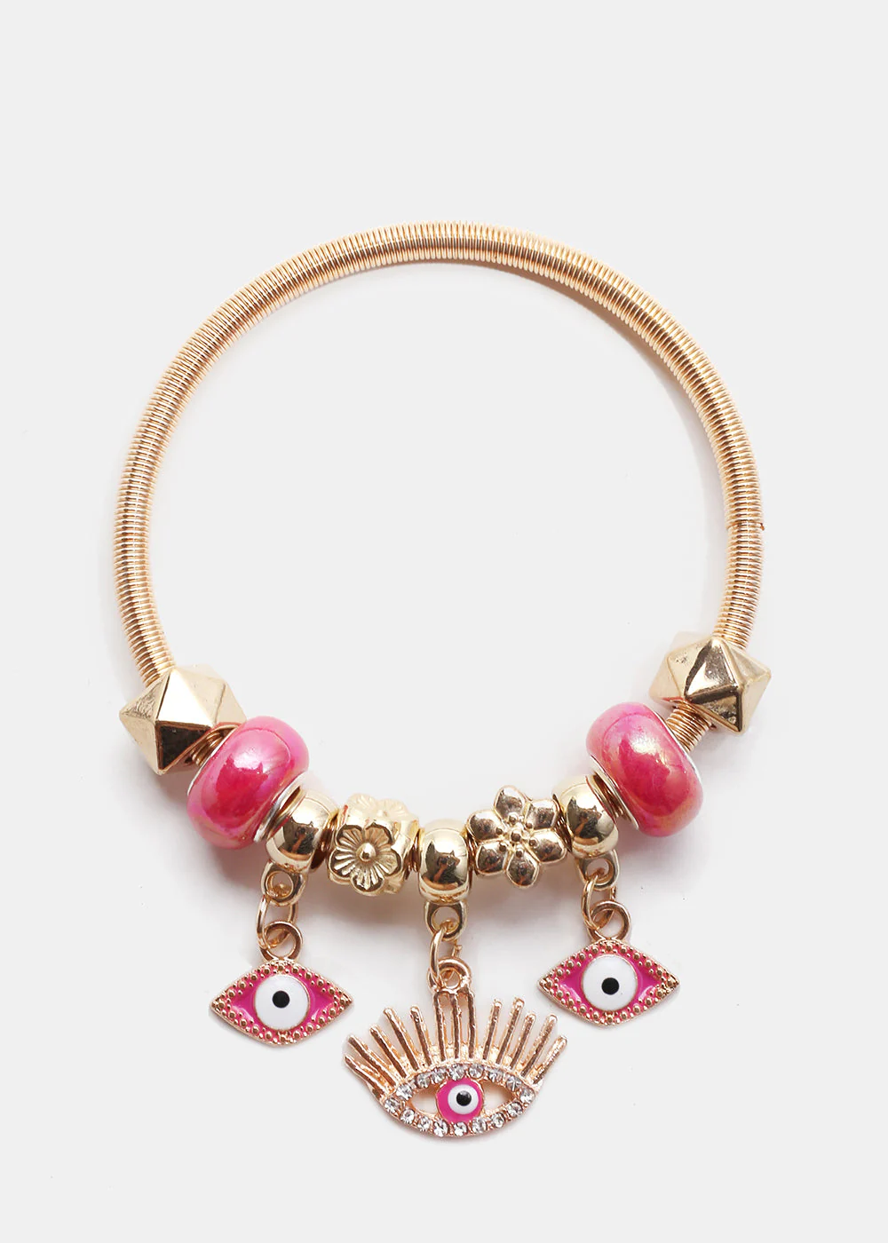 Evil Eye Charm Bangle - Image 5