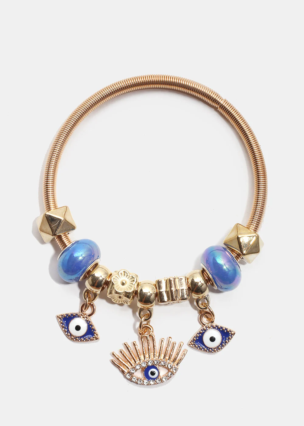 Evil Eye Charm Bangle - Image 6