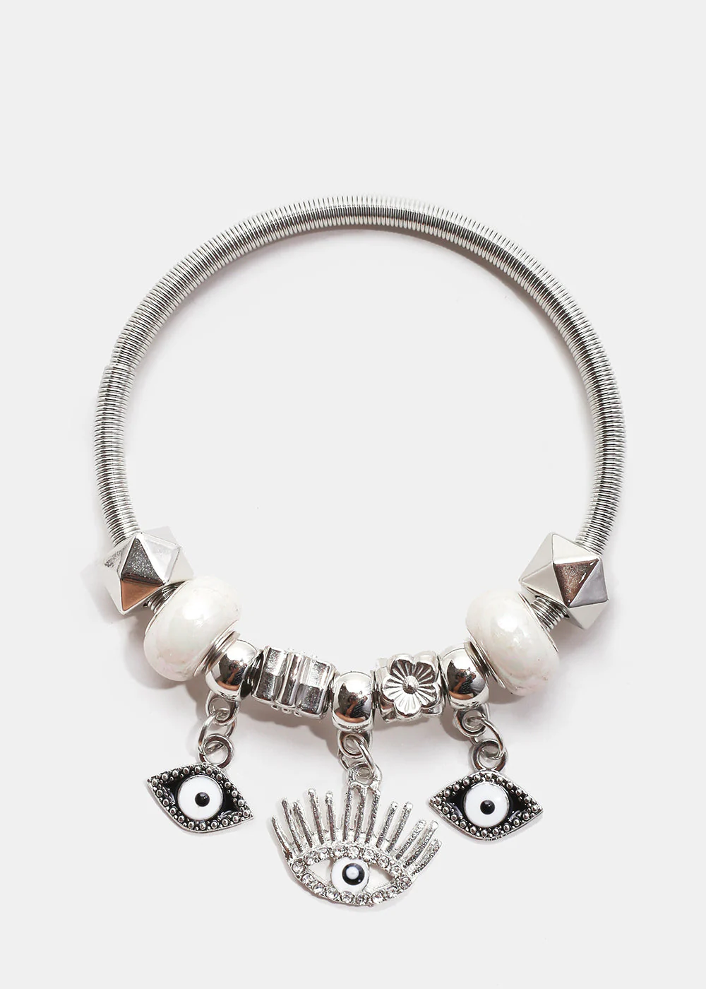 Evil Eye Charm Bangle - Image 8