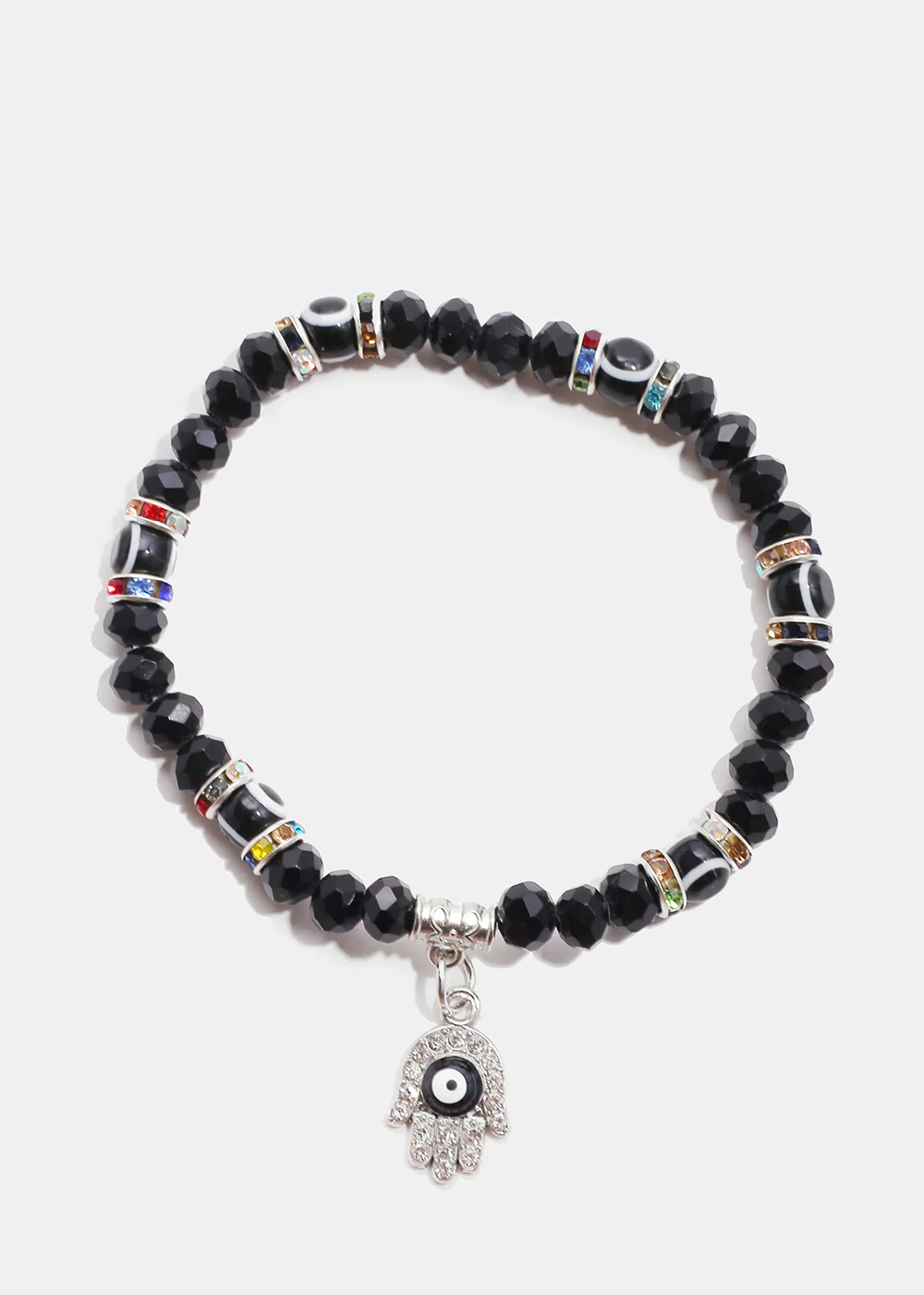 Evil Eye & Hamsa Hand Bead Bracelet - Image 12
