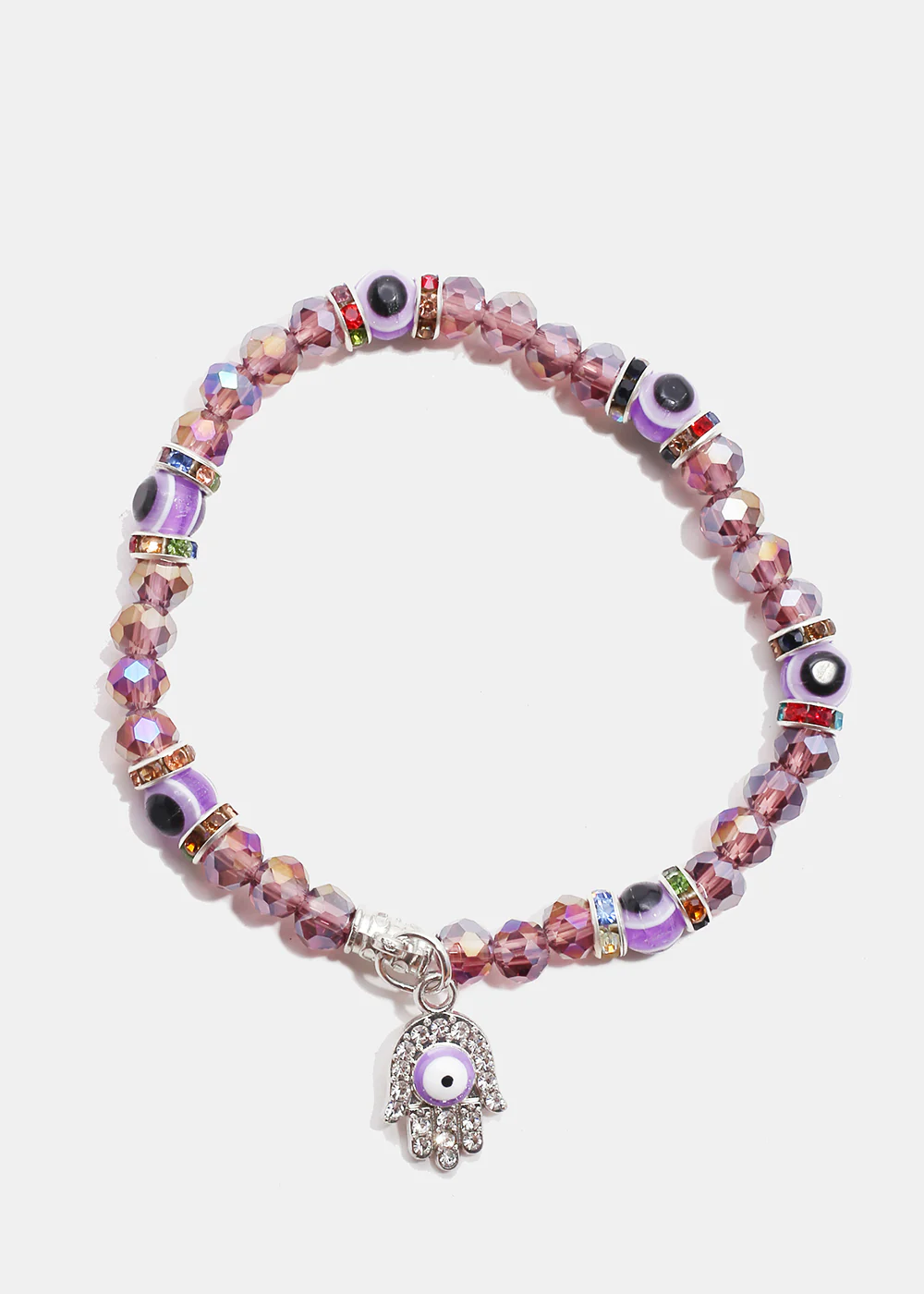 Evil Eye & Hamsa Hand Bead Bracelet - Image 7