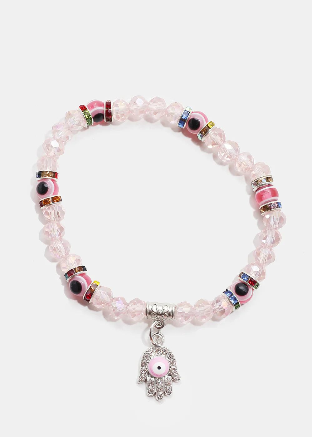 Evil Eye & Hamsa Hand Bead Bracelet - Image 9
