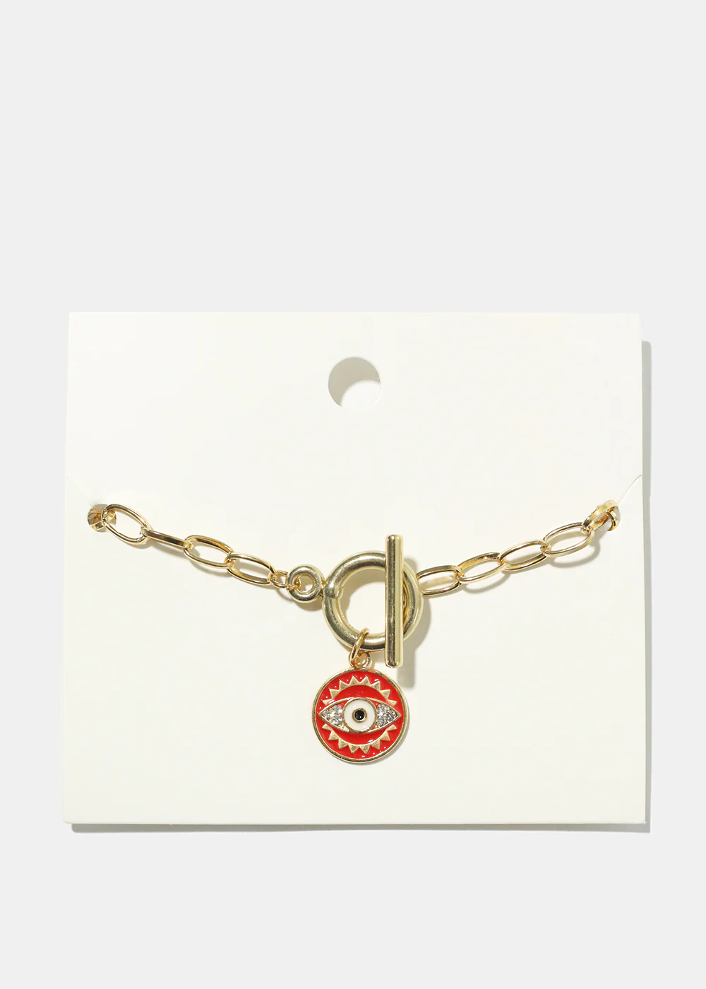 Evil Eye Toggle Chain Bracelet - Image 2