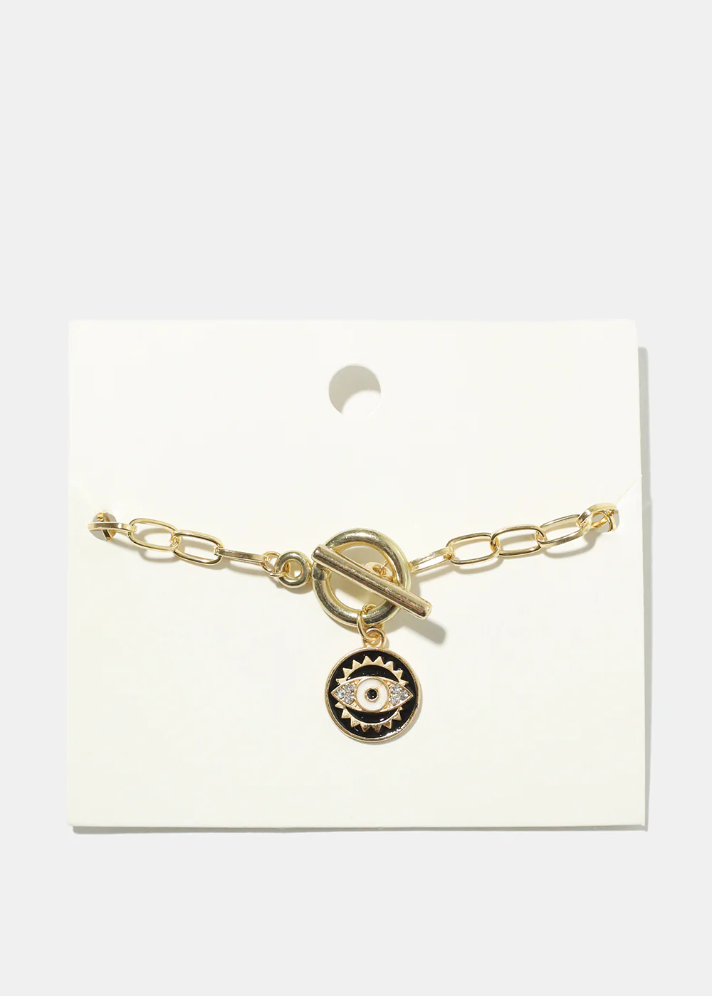 Evil Eye Toggle Chain Bracelet - Image 3
